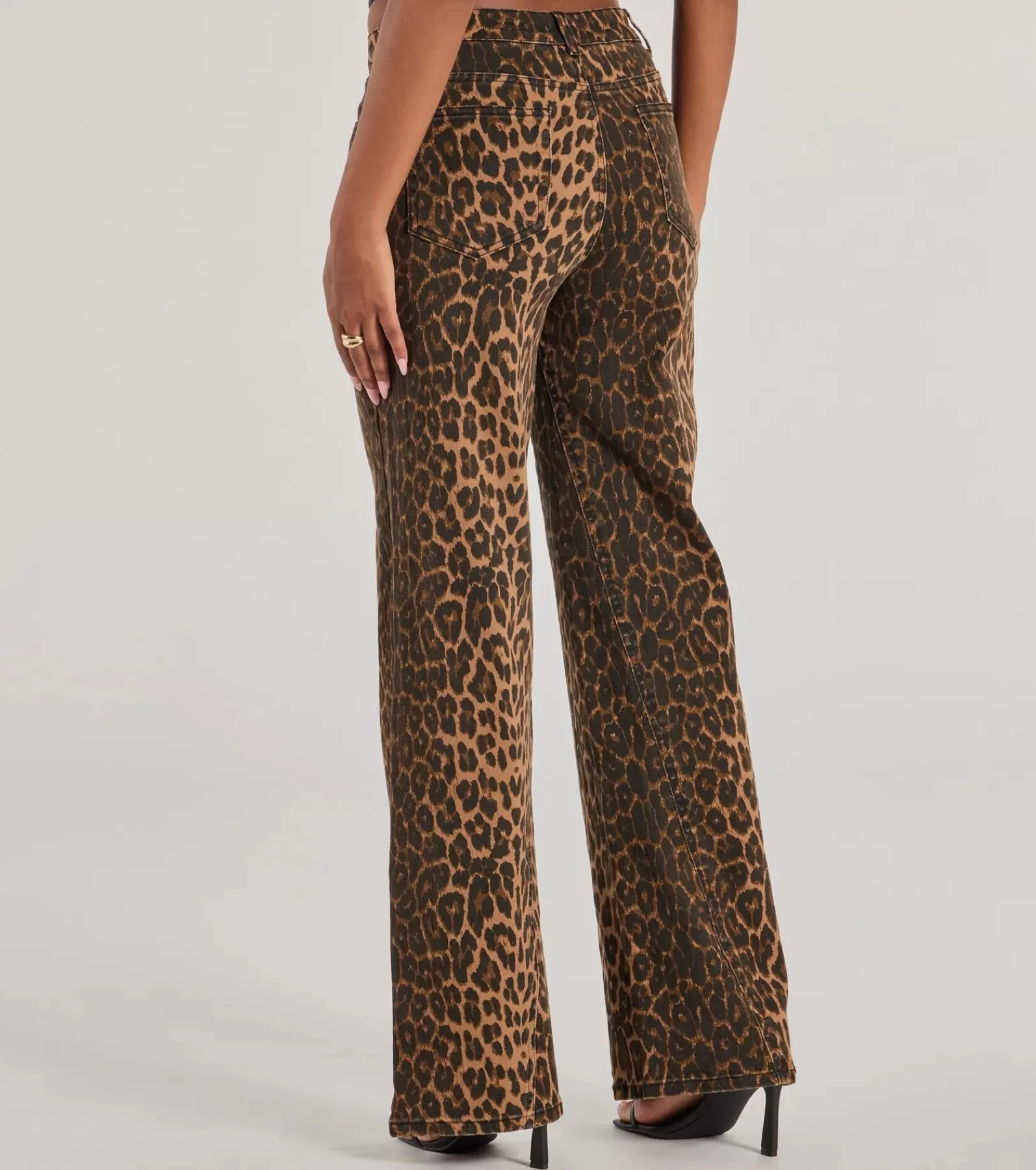 Windsor Pants | Jeans*Fierce Aura Wide Leg Print Denim Jeans