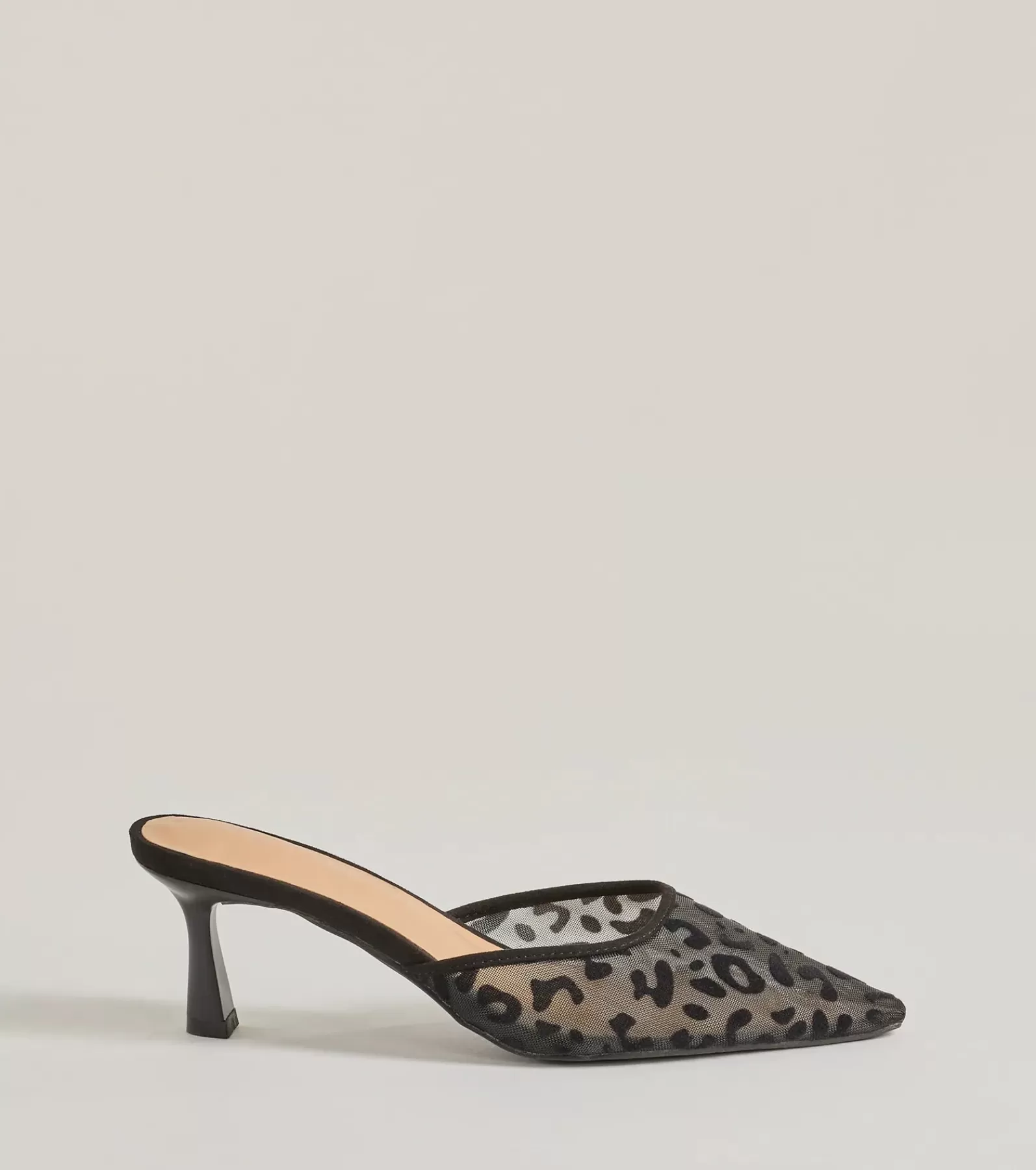 Windsor Stilettos | Heels*Fierce Moment Leopard Print Kitten Heeled Mules