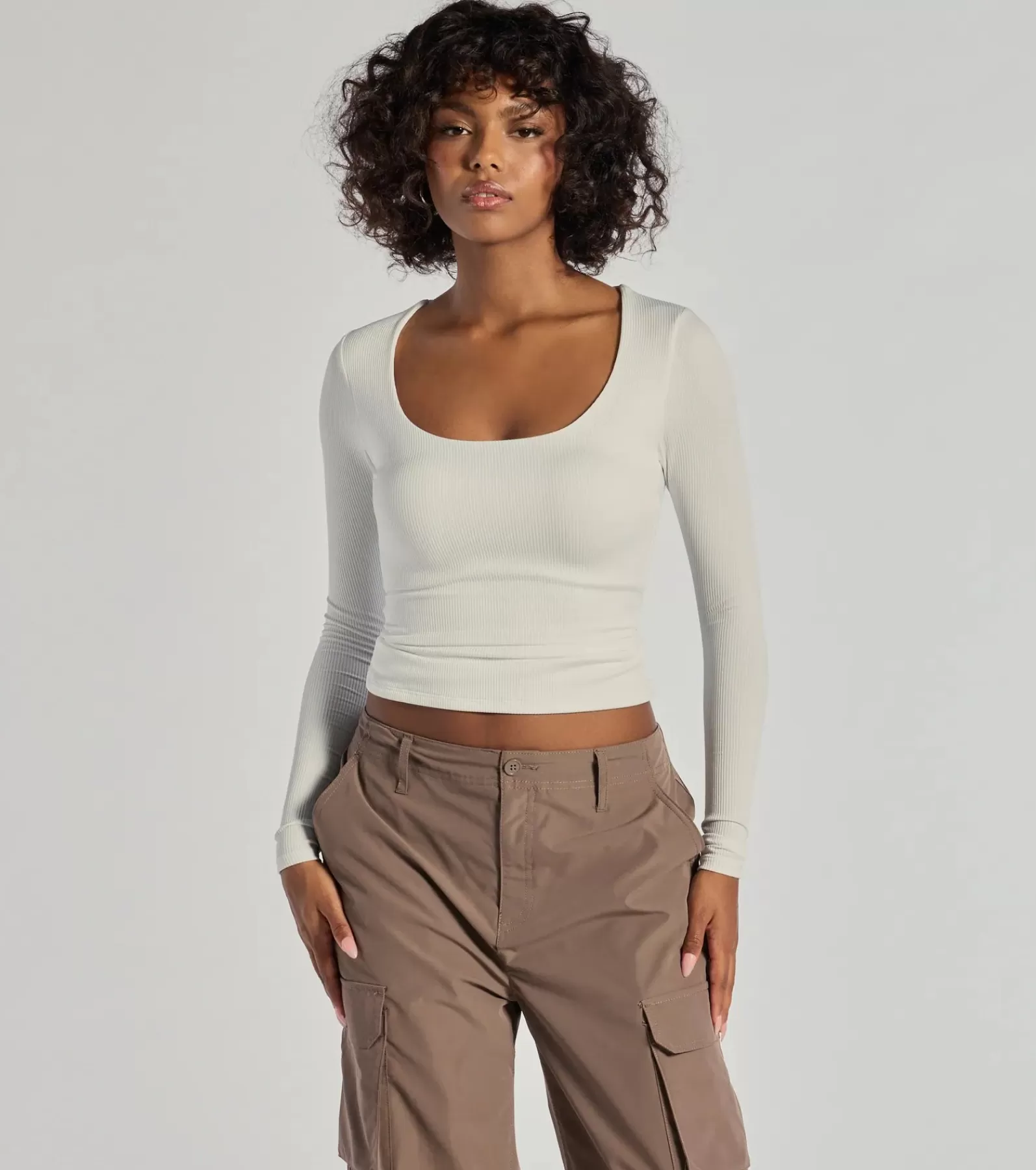 Windsor Basic Tops | Long Sleeve Tops*Forever Staple Smooth Knit Long Sleeve Top