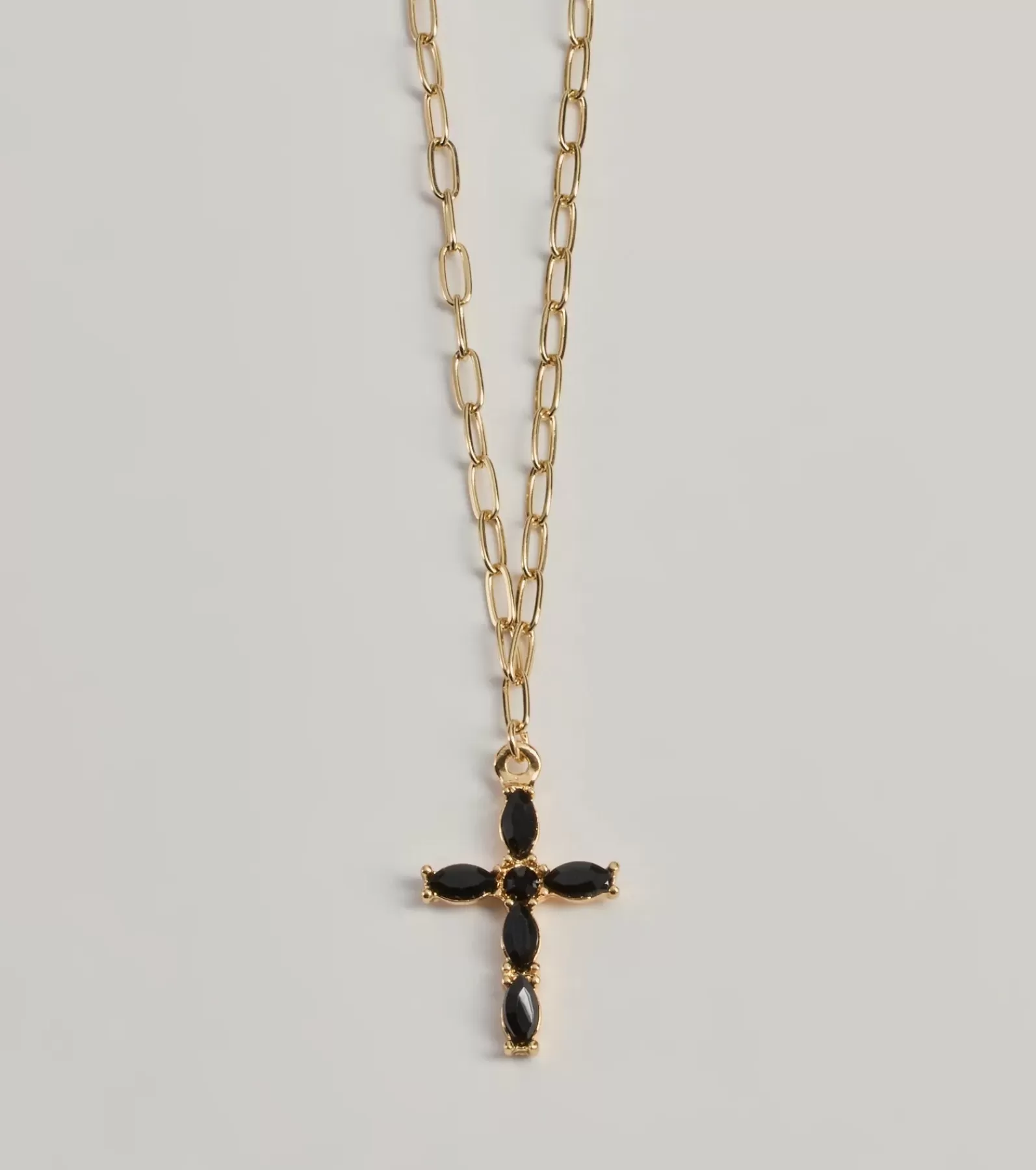 Windsor Necklaces & Chokers | All Accessories*Glam Trend Gemstone Cross Chain Necklace