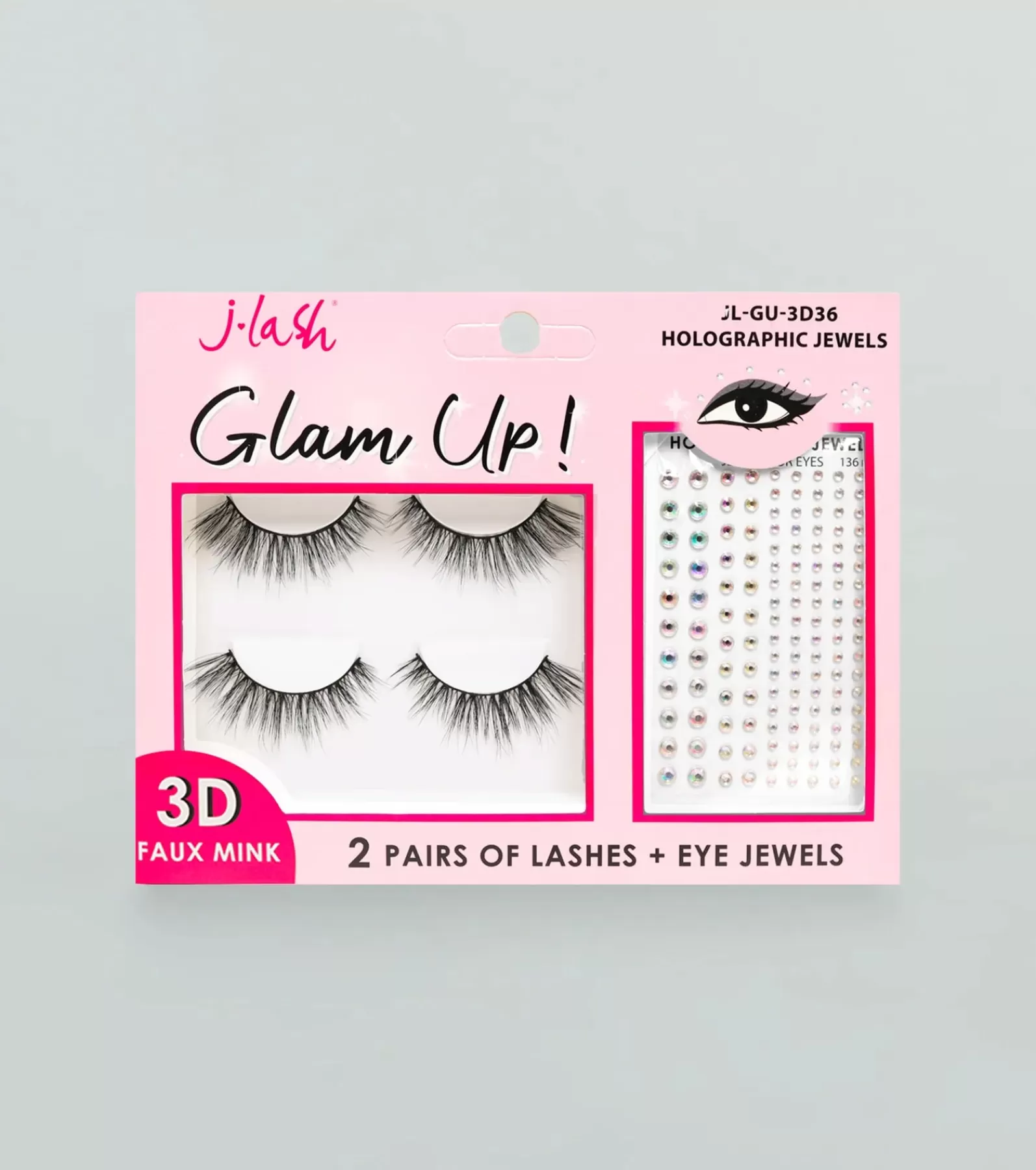 Windsor Beauty & Hair Accessories*Glam Up Faux Lashes And Eye Jewels Set