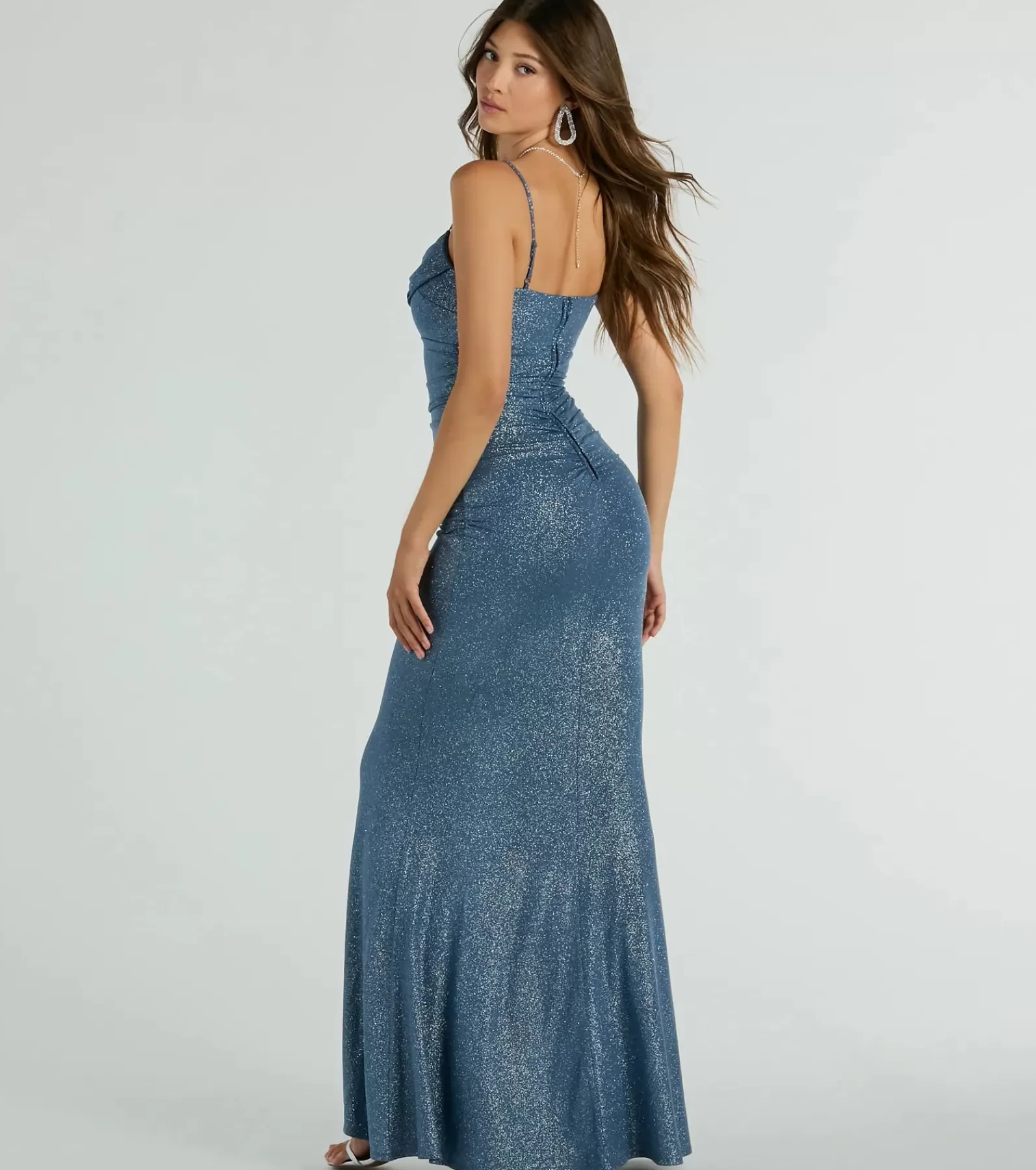 Windsor Long Dresses | Formal Dresses*Harley Sleeveless Cutout Mermaid Glitter Formal Dress