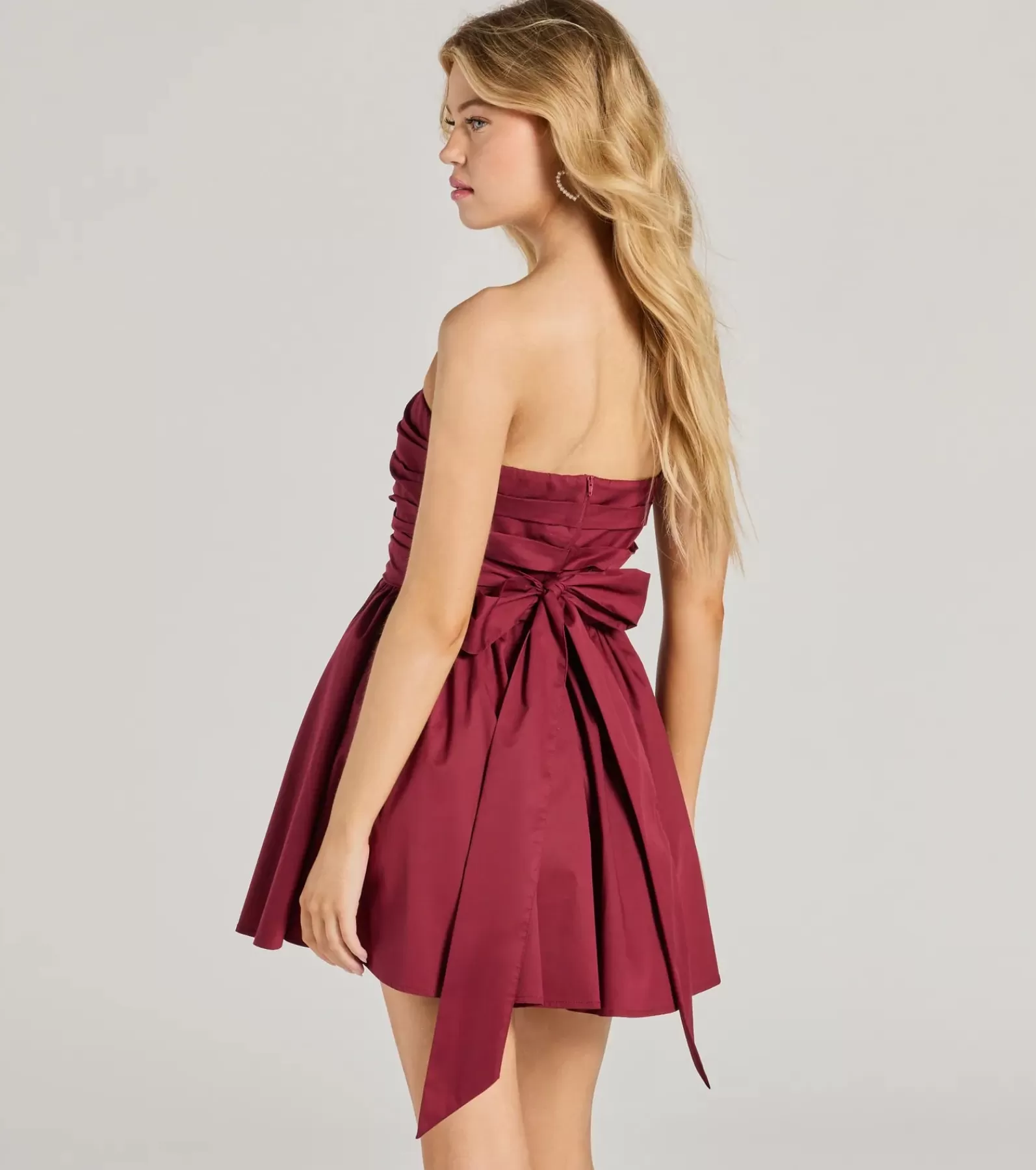 Windsor Skater Dresses | Party Dresses*Harper Strapless Tie-Back Skater Party Dress