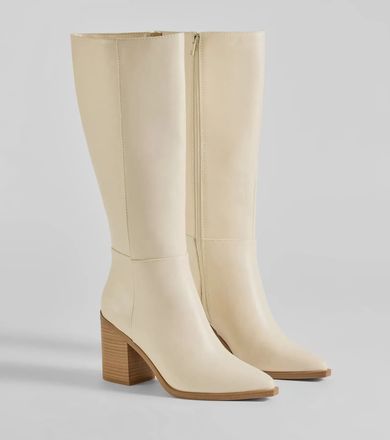 Windsor Knee High Boots | Boots & Booties*High Fashion Under-The-Knee Faux Leather Boots