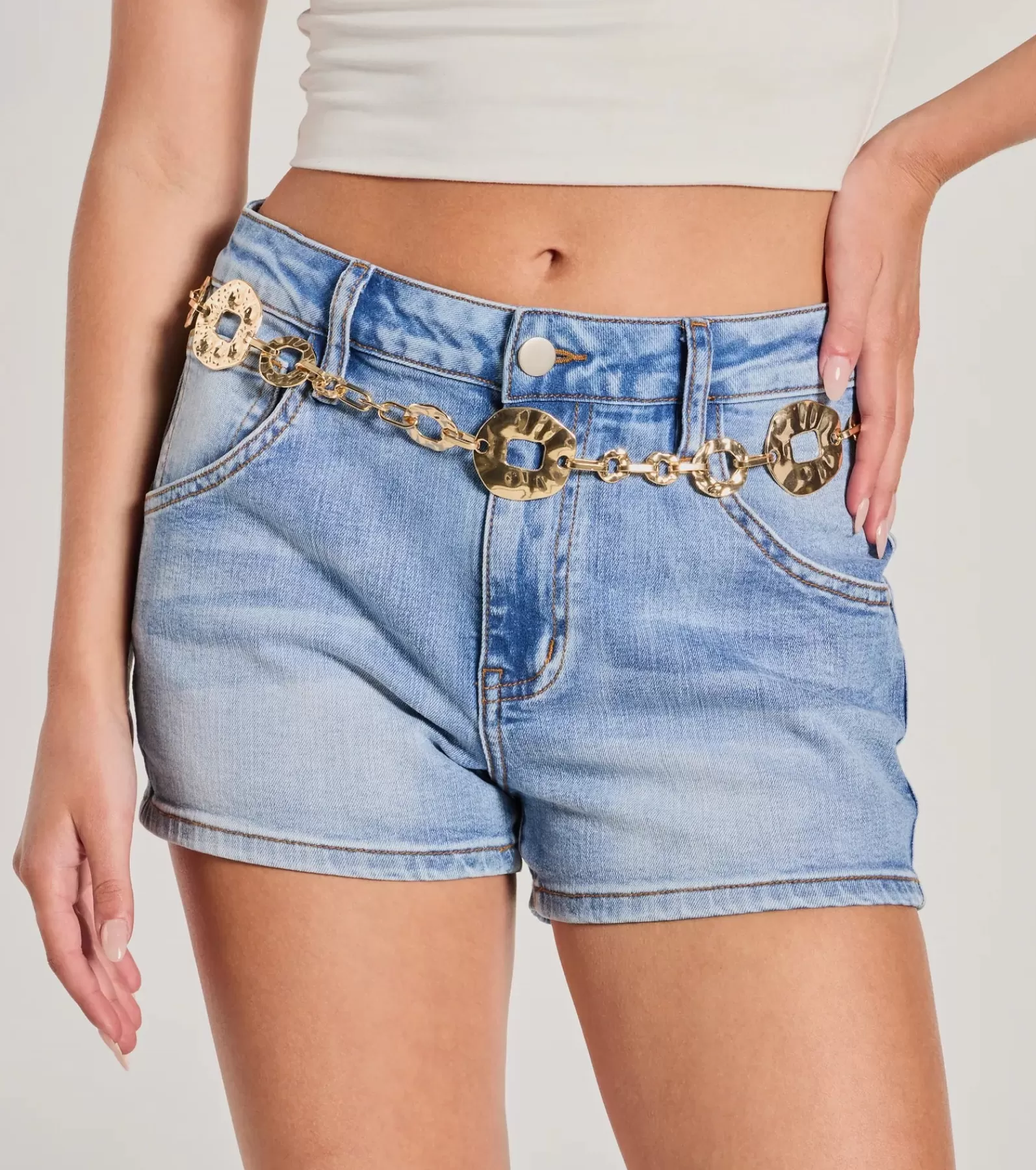 Windsor Belts*Hitting The Road Textured Chain Link Belt