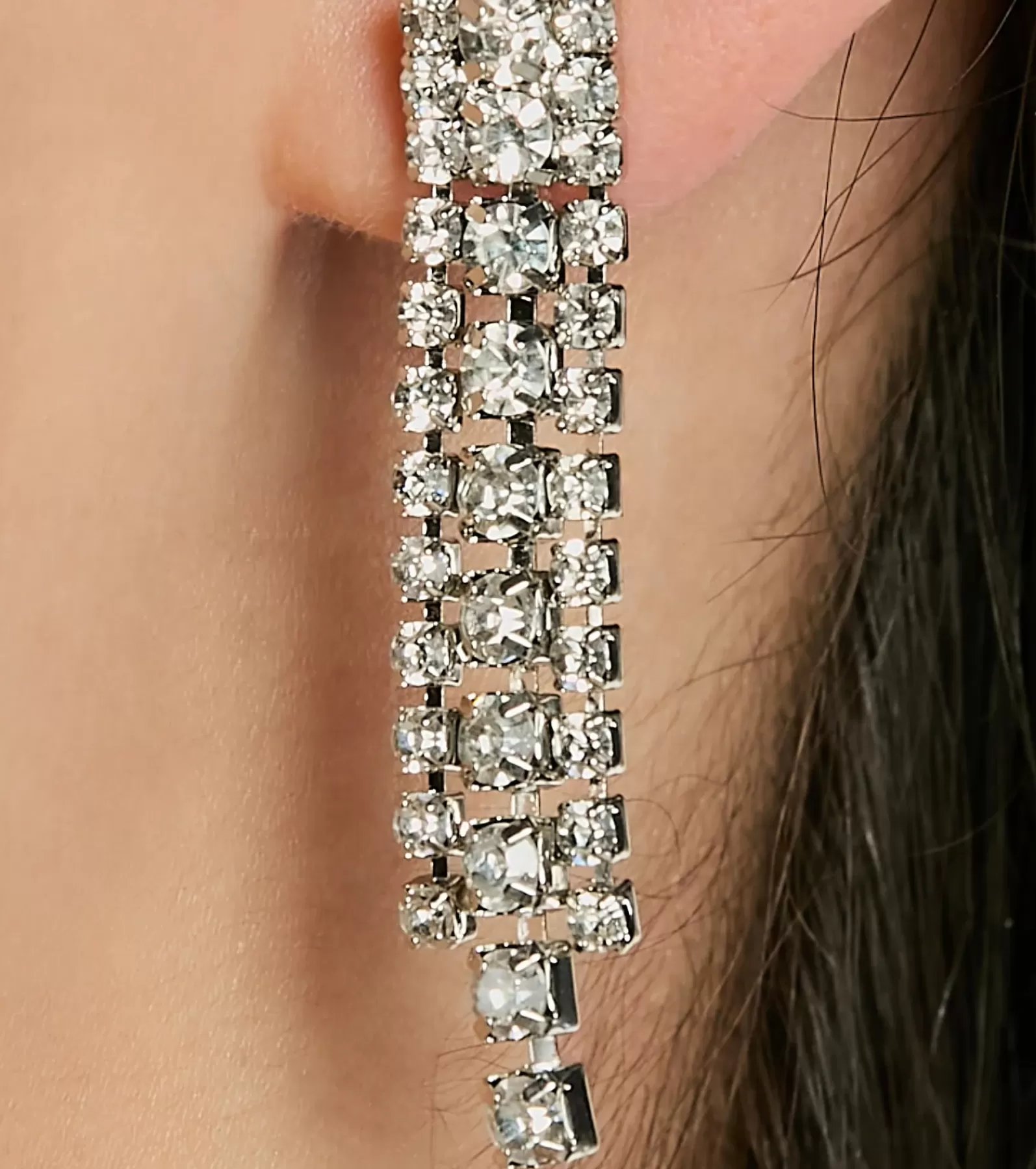 Windsor Necklaces & Chokers | Accessories*Impeccable Glam Rhinestone Necklace And Earrings Set
