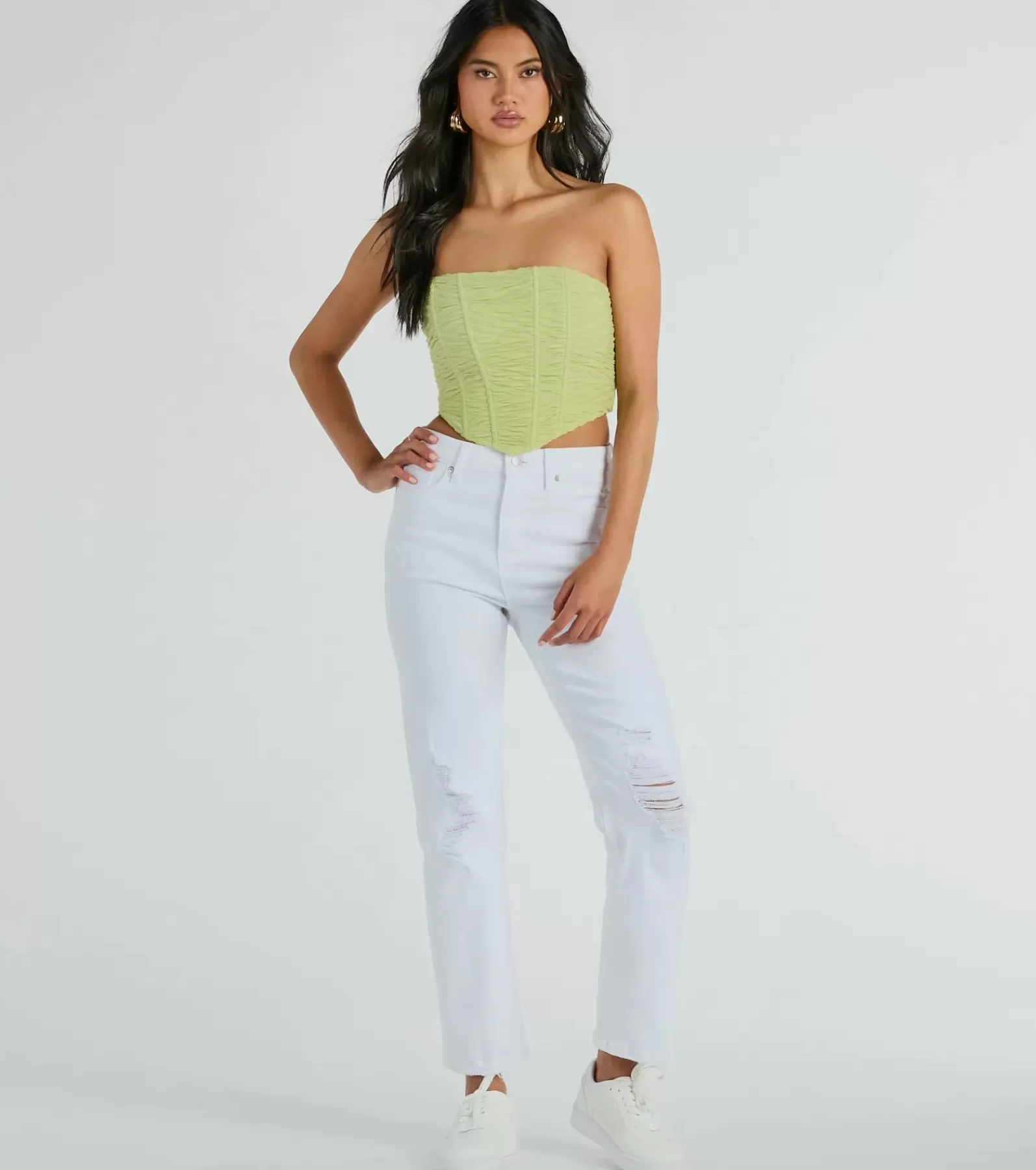 Windsor Going-Out Tops | Corset & Bustier Tops*In The Spotlight Strapless Ruched Corset Top