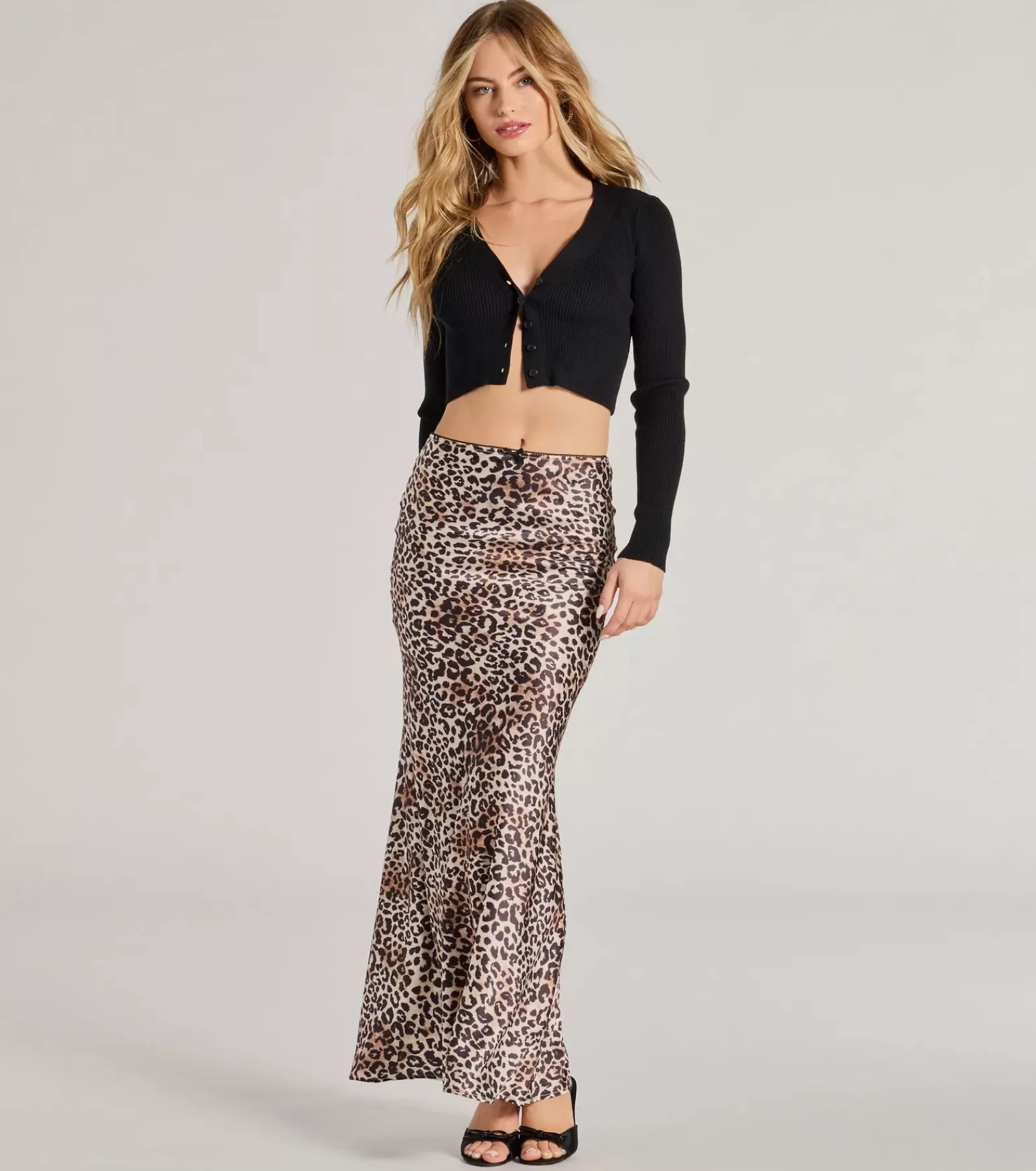 Windsor Skirts & Skorts*It-Girl Chic Print Satin Maxi Skirt