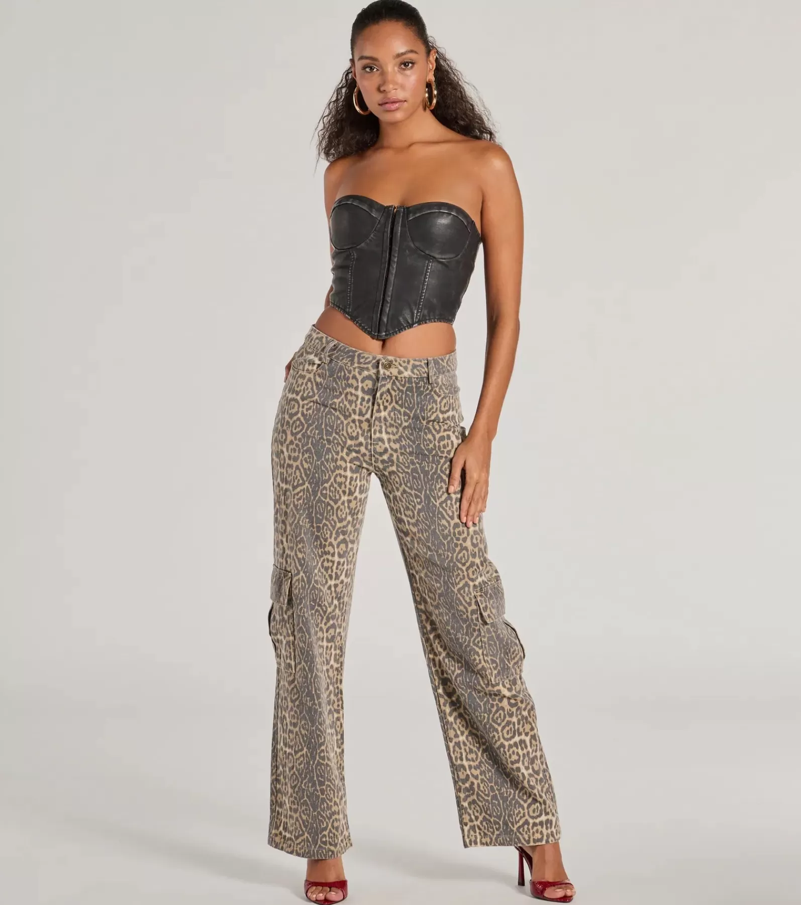 Windsor Pants | Jeans*It-Girl Factor Print Cargo Denim Pants