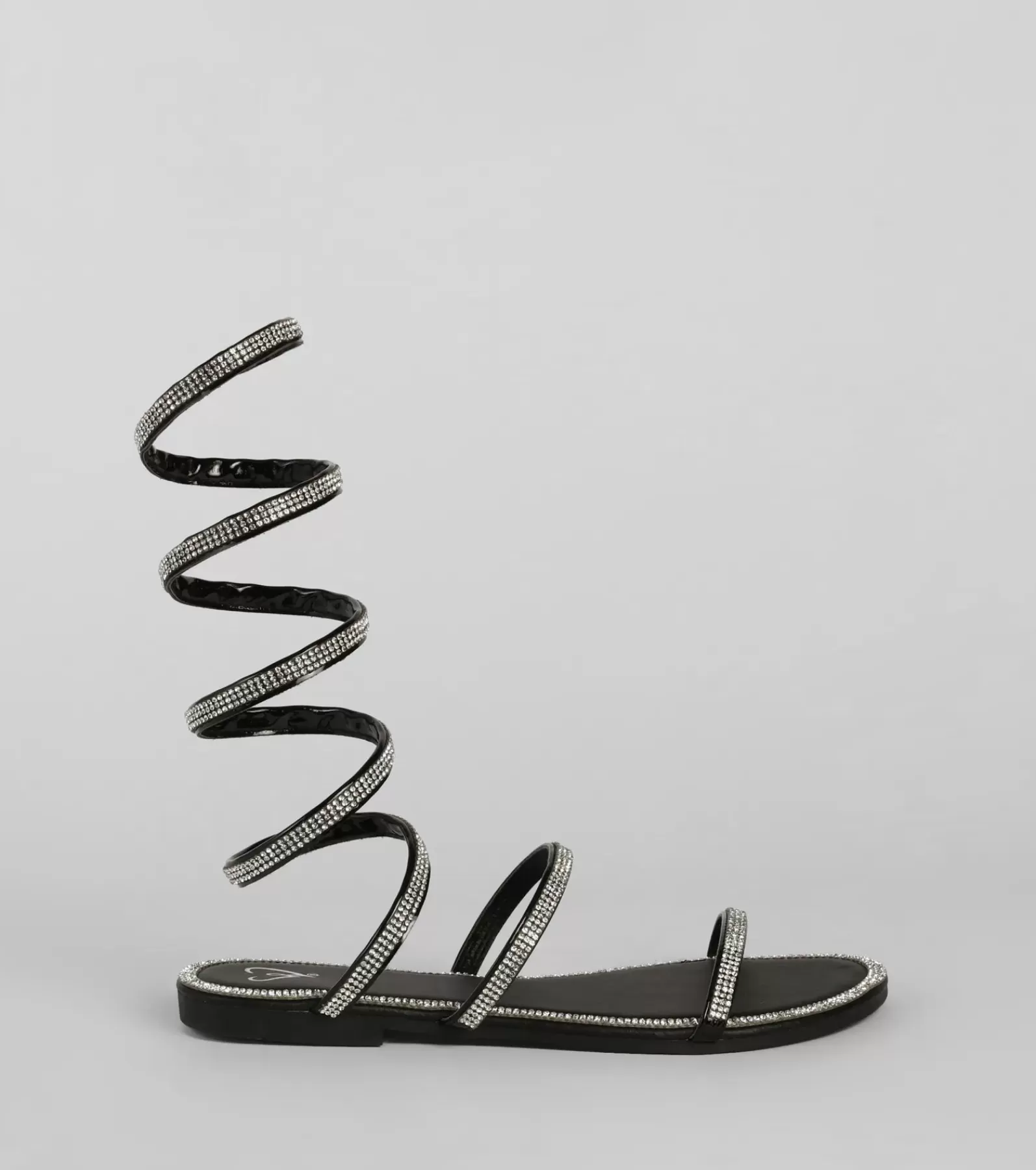 Windsor Sandals*Level Up Rhinestone Spiral Sandals