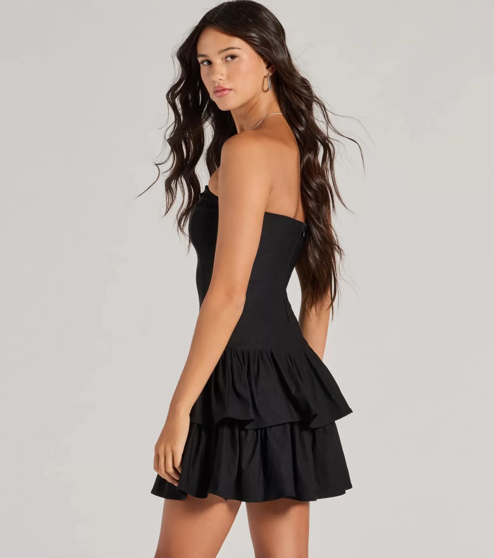 Windsor Skater Dresses | Party Dresses*Lovely Arrival Strapless Ruffled Skater Dress