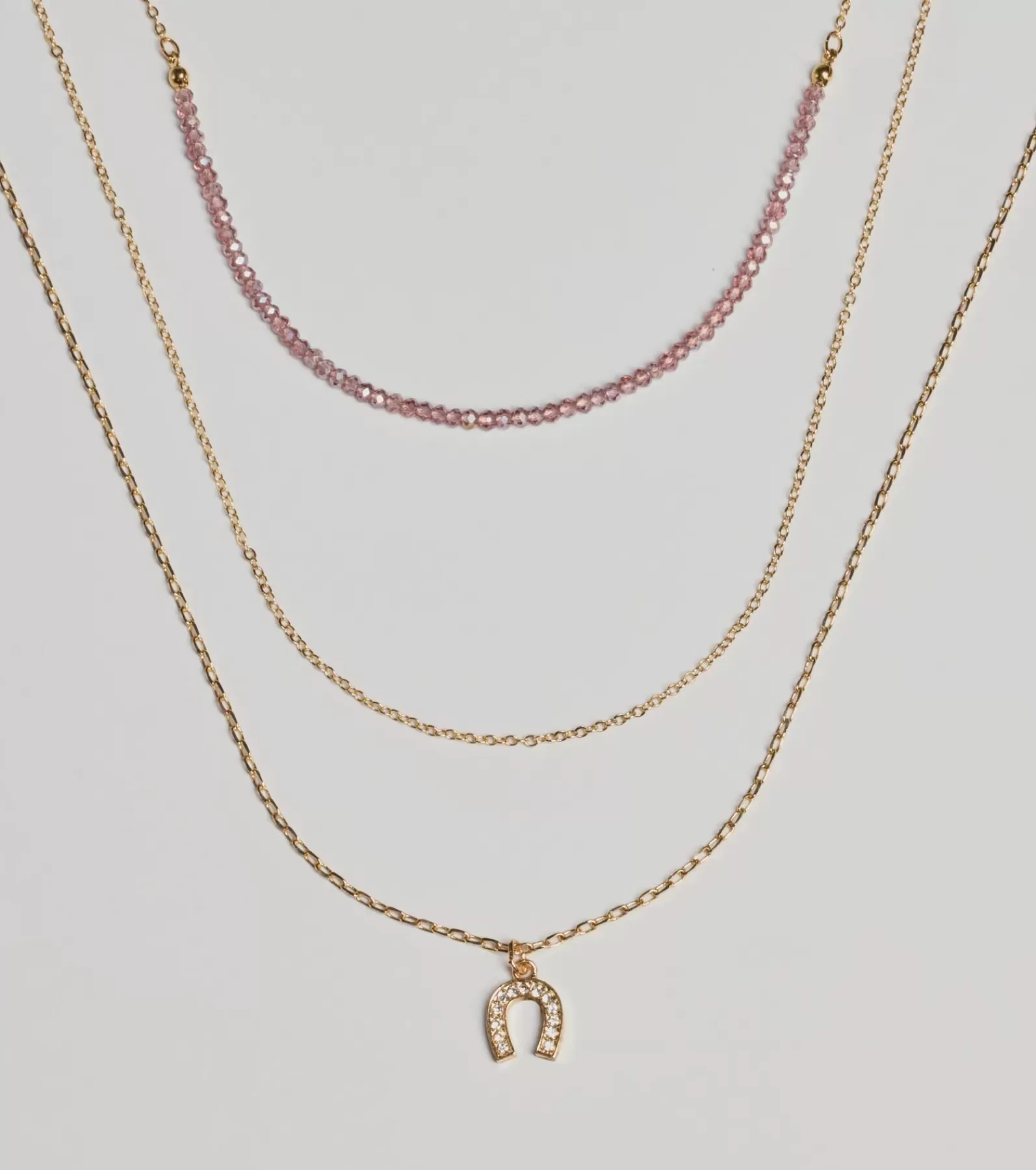 Windsor Necklaces & Chokers*Lucky Day Horseshoe Charm Layered Necklace