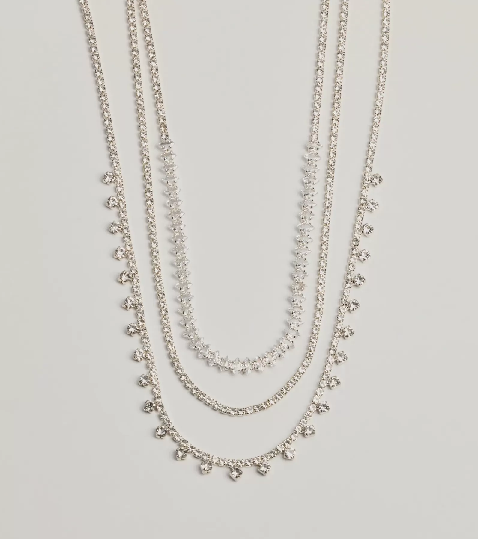 Windsor Necklaces & Chokers | All Accessories*Luxe Dreams Cubic Zirconia Layered Necklace