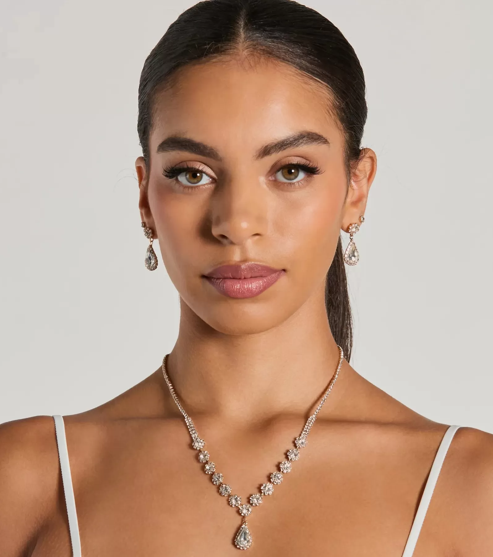 Windsor Necklaces & Chokers | Accessories*Luxe Look Gemstone Necklace And Earrings Set