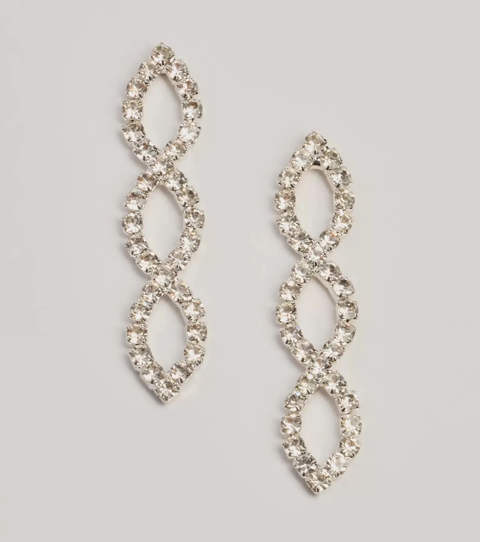 Windsor Earrings*Luxe Moment Infinity Drop Rhinestone Earrings