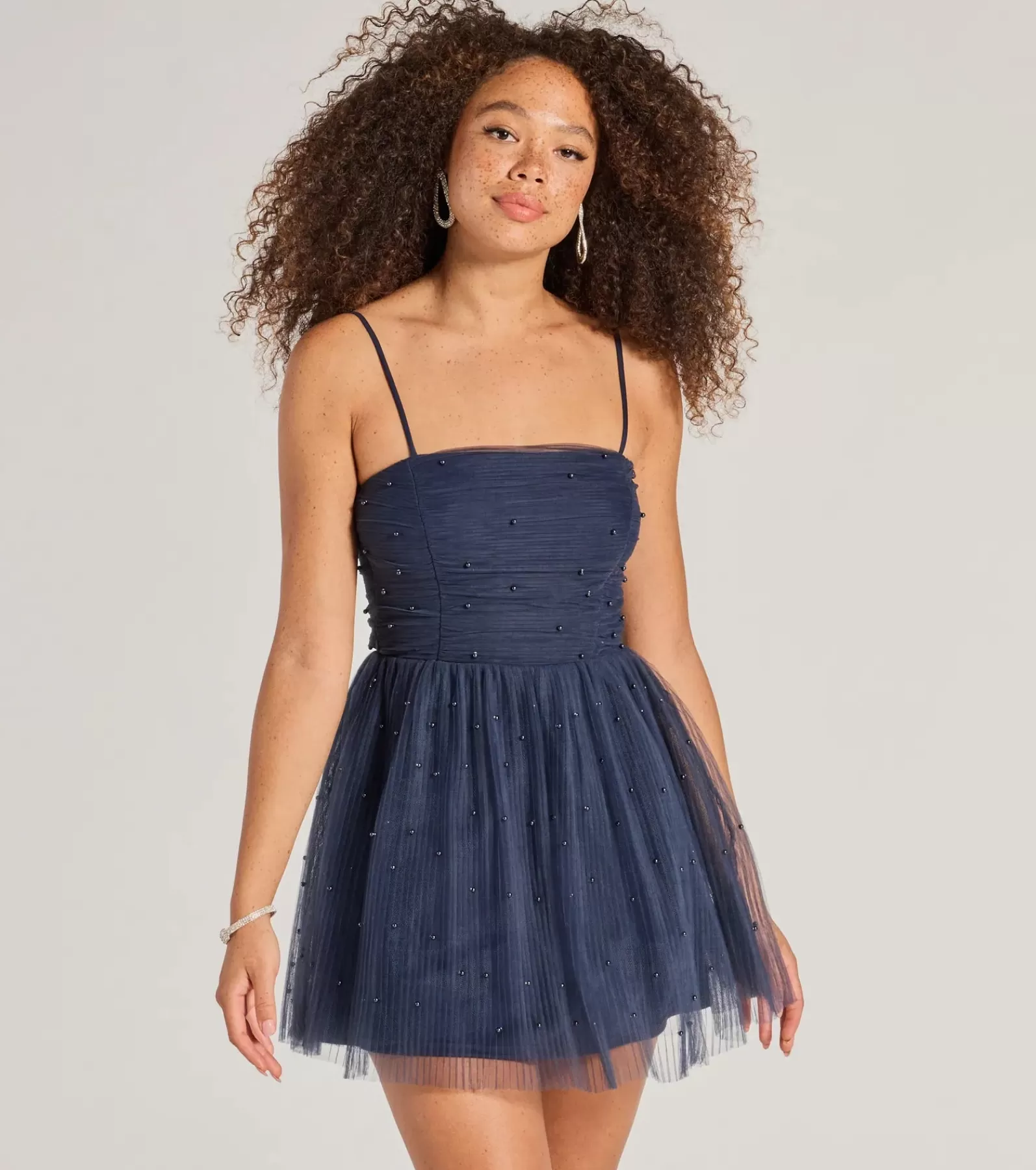 Windsor Skater Dresses*Major Stunner Tulle And Pearl Skater Dress