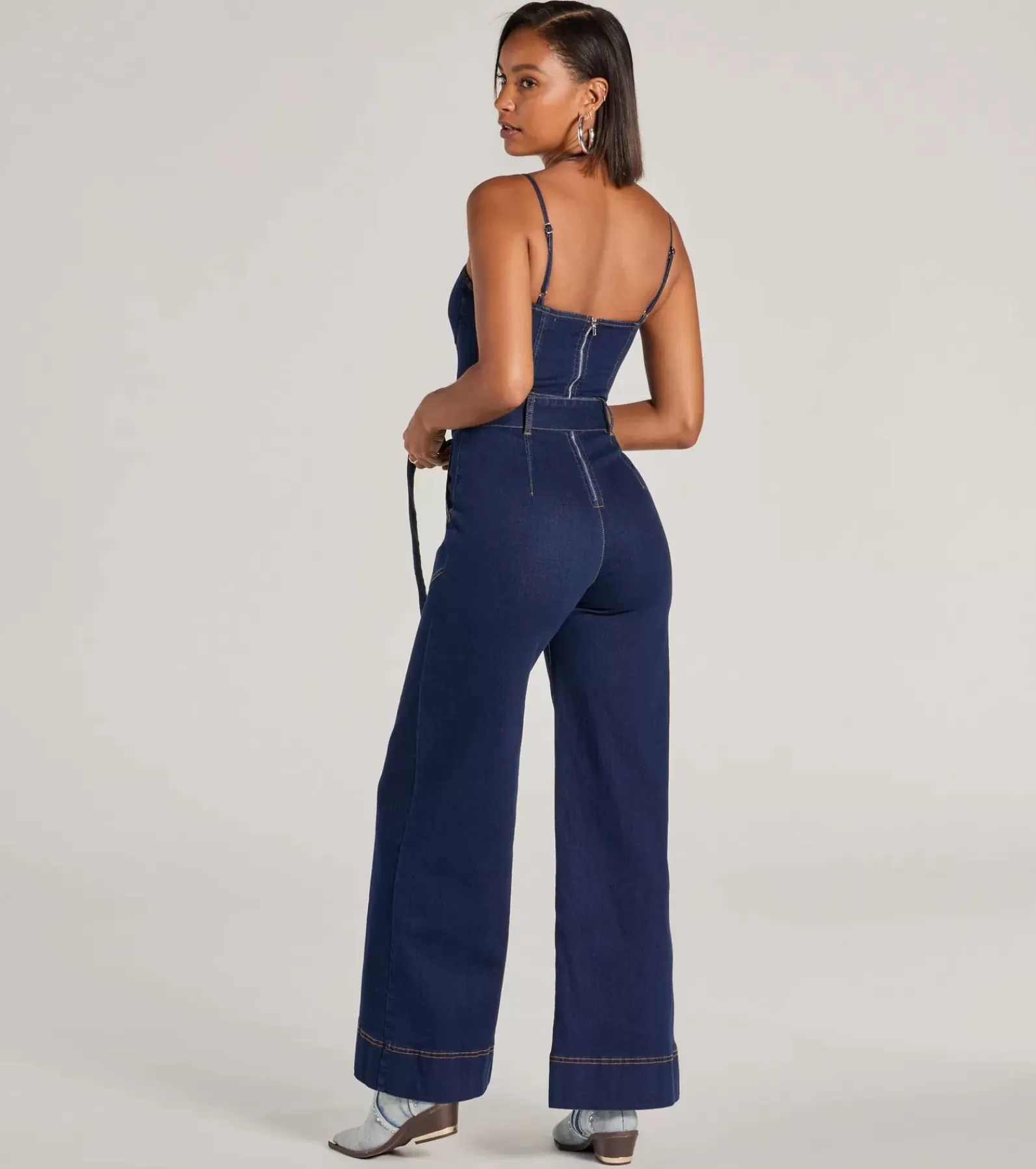 Windsor All Jumpsuits & Rompers | Flare Pants*New Era Sweetheart Flare Denim Jumpsuit