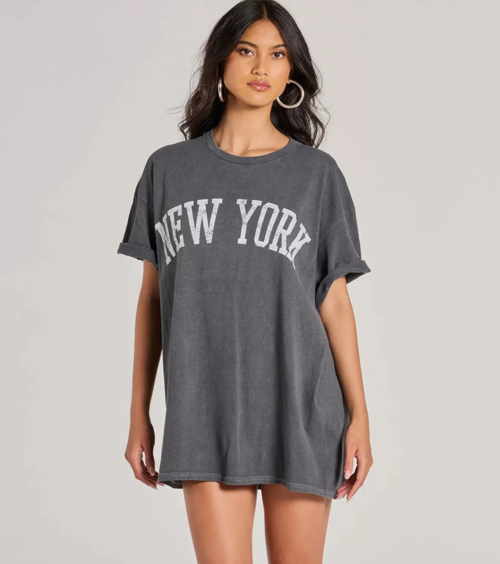 Windsor Graphic Tees | Short Sleeve Tops*New York Oversized Graphic Tee