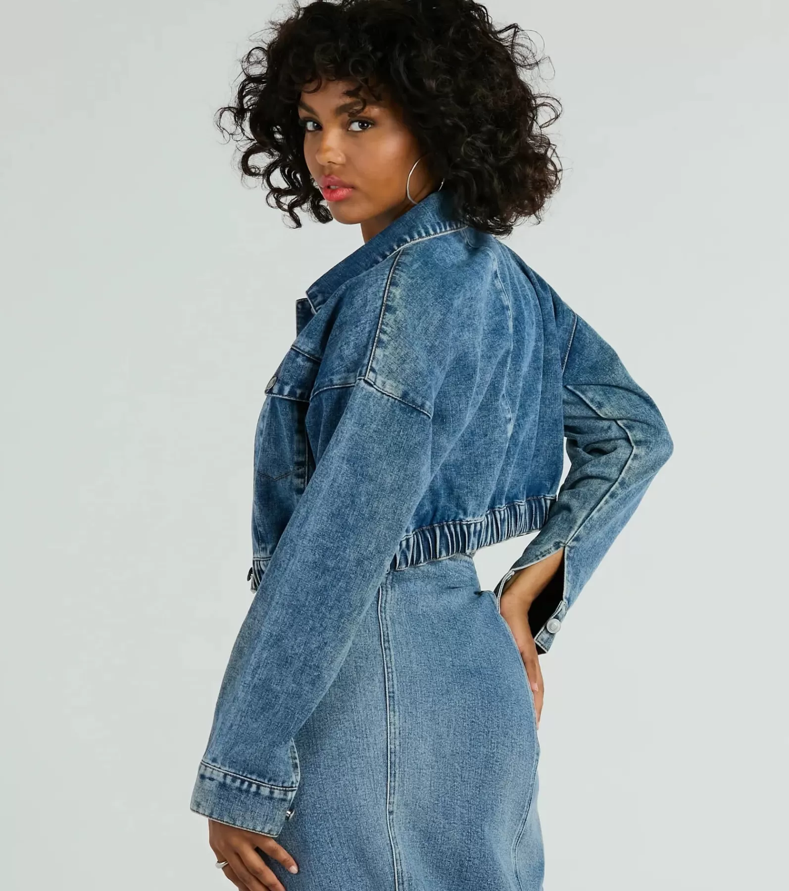 Windsor Jean Jackets*On My Way Trucker Crop Jacket