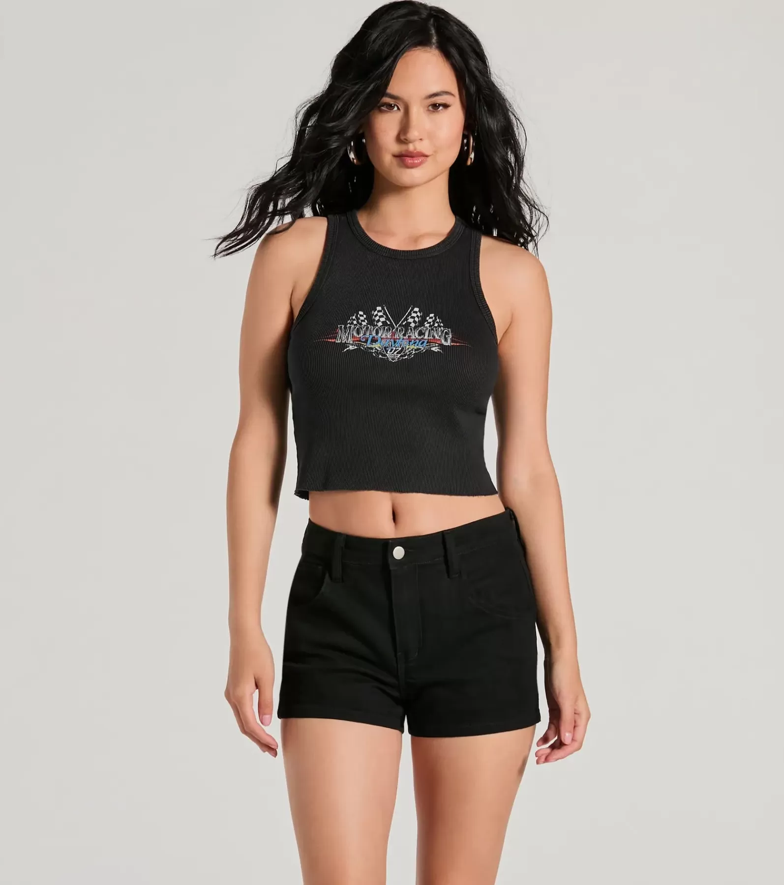 Windsor Graphic Tees*On Your Mark Daytona Motor Racing Graphic Tank Top