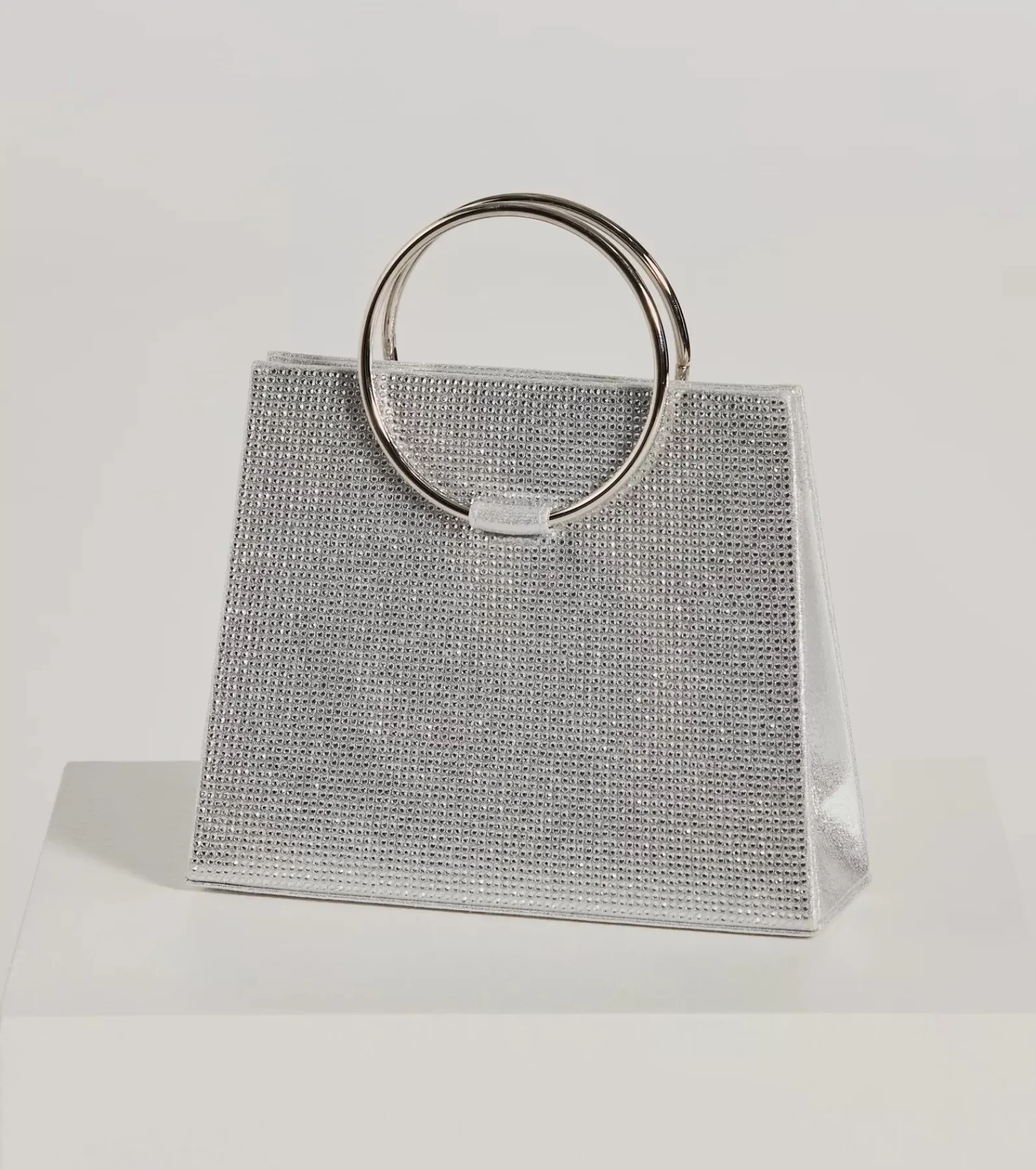 Windsor Accessories*Party Mode Rhinestone O-Ring Purse