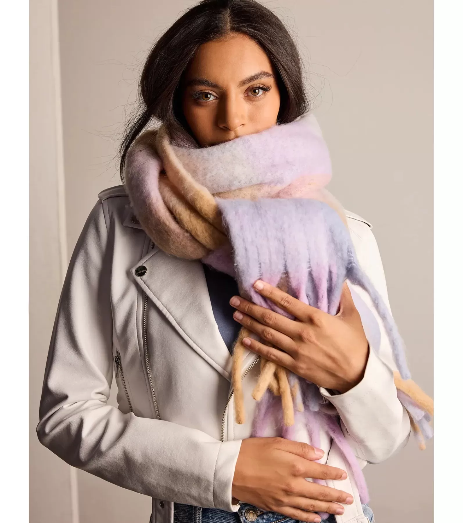 Windsor Cold Weather Accessories | Scarves & Wraps*Pastel Chic Colorblock Scarf