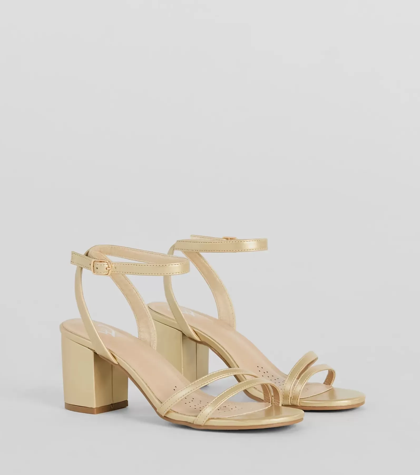 Windsor High Heels | Sandals*Perfect Steps Faux Leather Block Heels