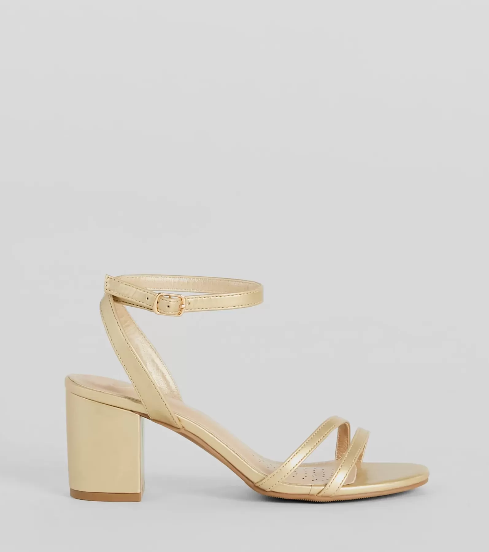 Windsor High Heels | Sandals*Perfect Steps Faux Leather Block Heels