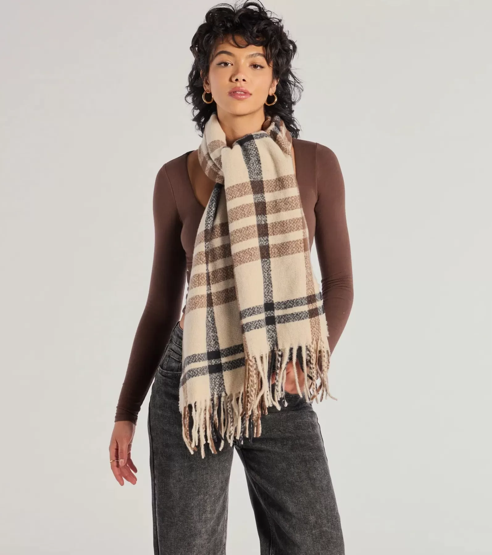 Windsor Cold Weather Accessories | Scarves & Wraps*Play On In Plaid Blanket Scarf