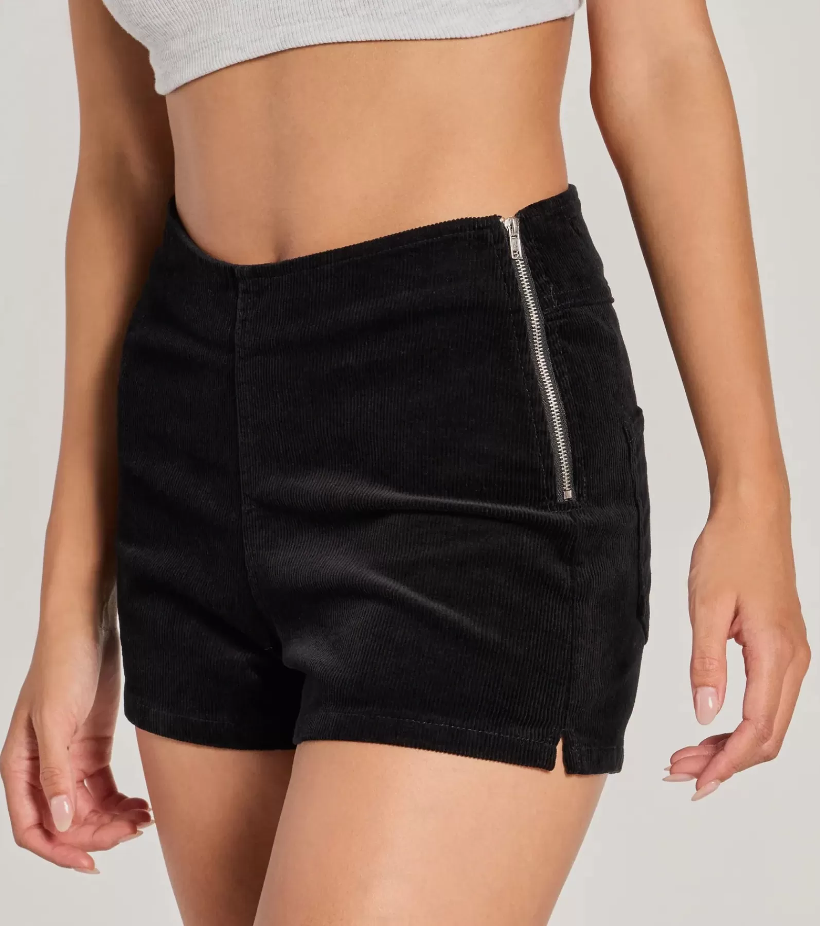 Windsor Shorts*Playful Season High Rise Corduroy Hot Shorts