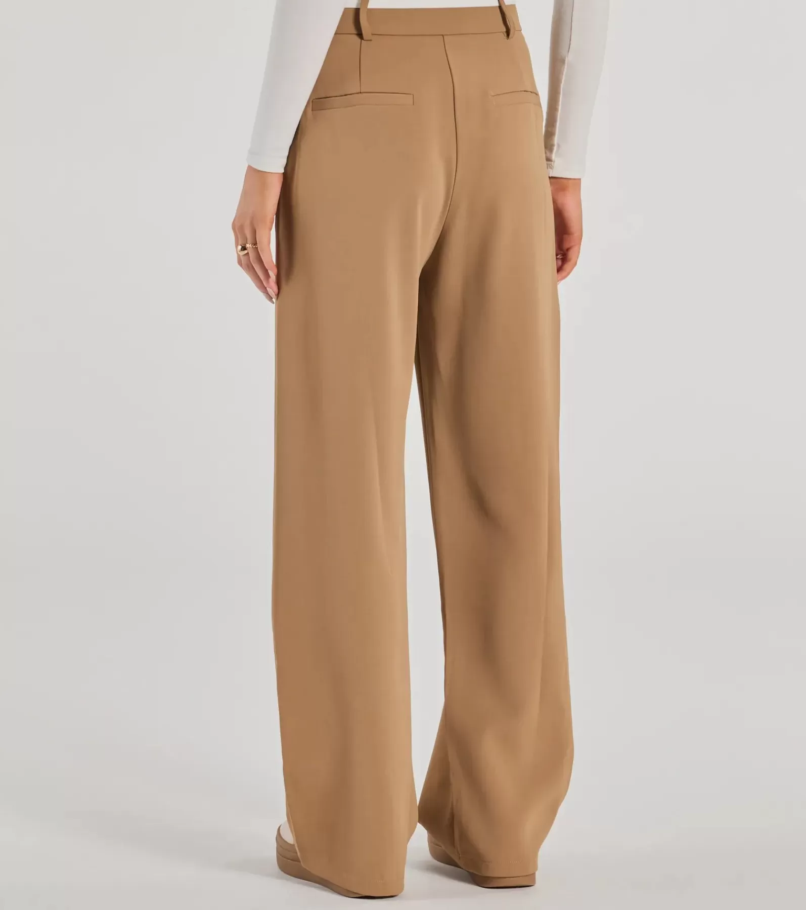 Windsor Pants*Polished Perfection Contrast Waist Pants