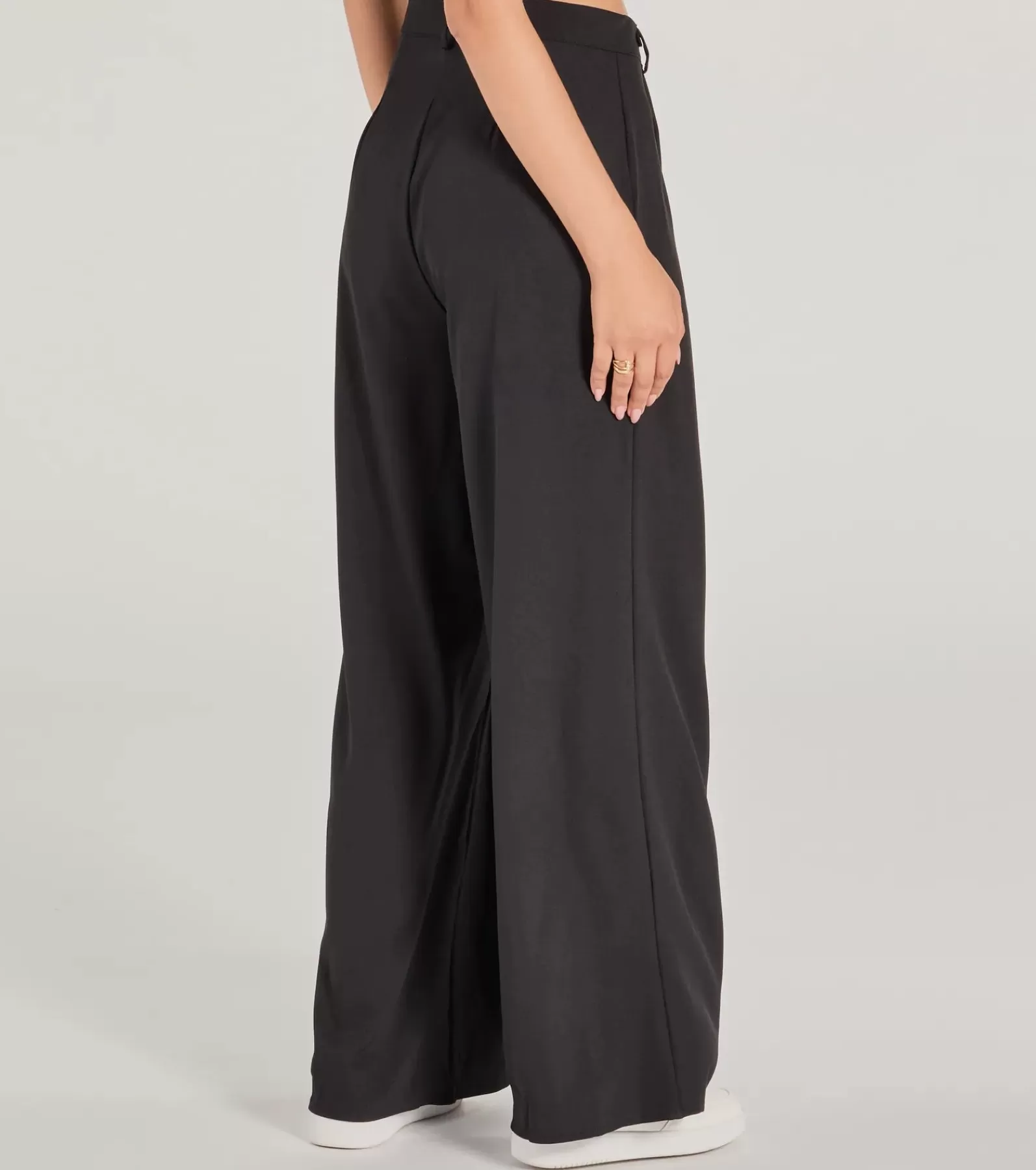 Windsor Black Pants | Flare Pants*Posh Play High Rise Wide Leg Trouser Pants