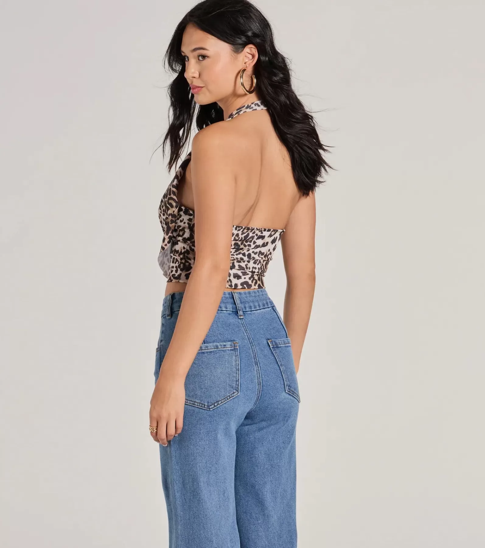 Windsor Going-Out Tops | Crop Tops*Prowlin Around Cowl Halter Crop Top