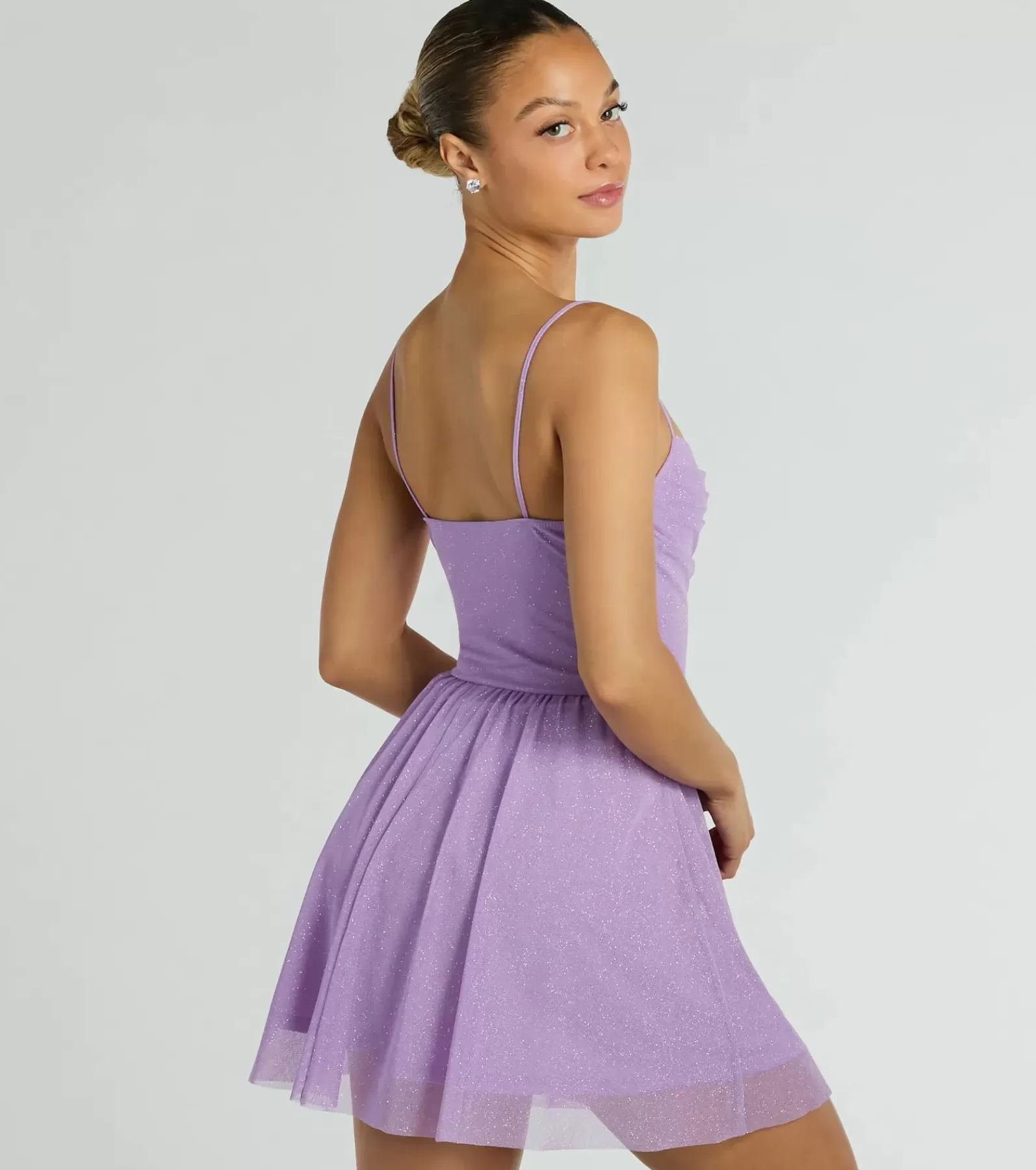 Windsor Skater Dresses*Ready To Shine Glitter Short Skater Dress