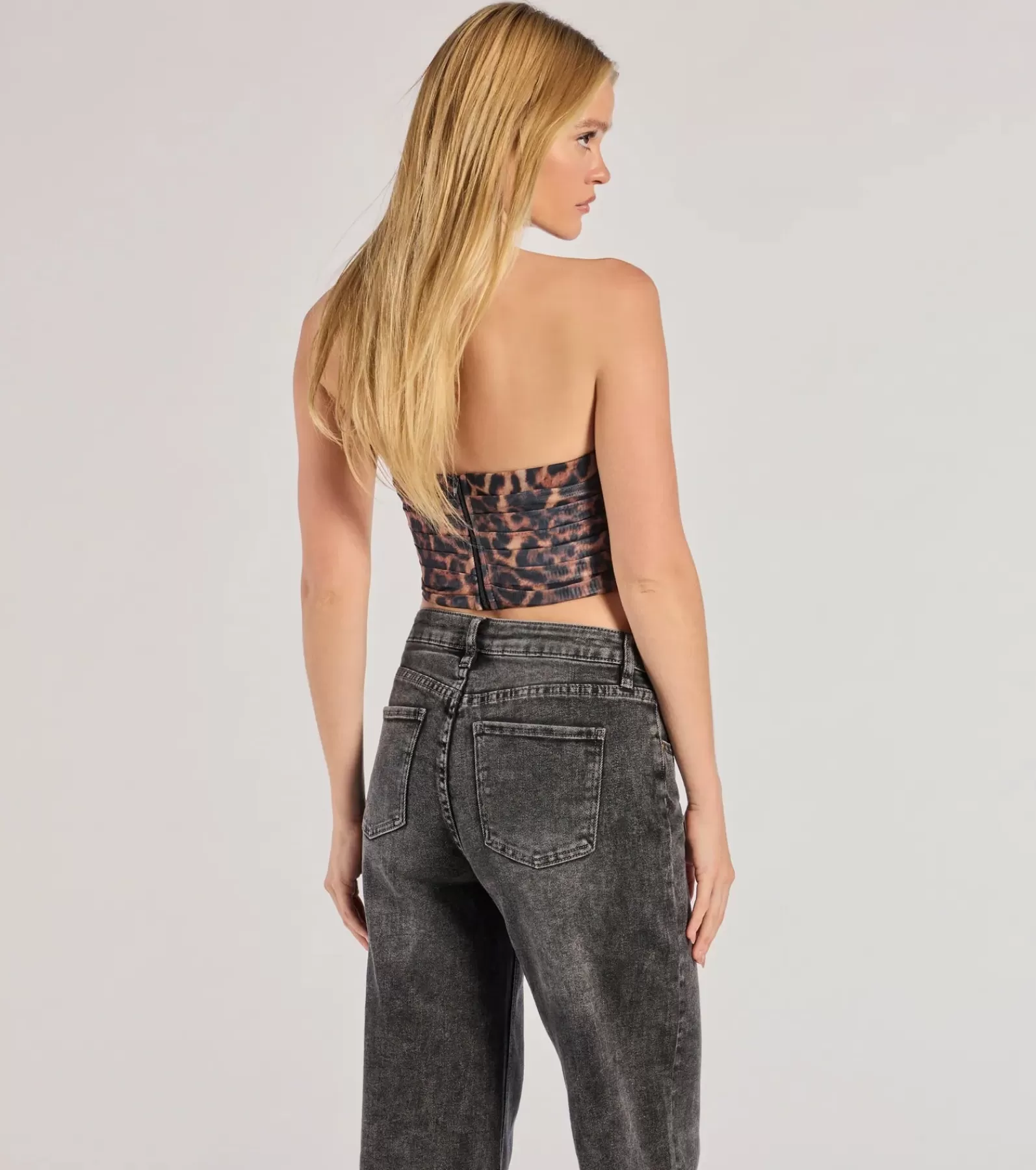 Windsor Going-Out Tops | Corset & Bustier Tops*Roaring Glam Sleeveless Print Cropped Corset