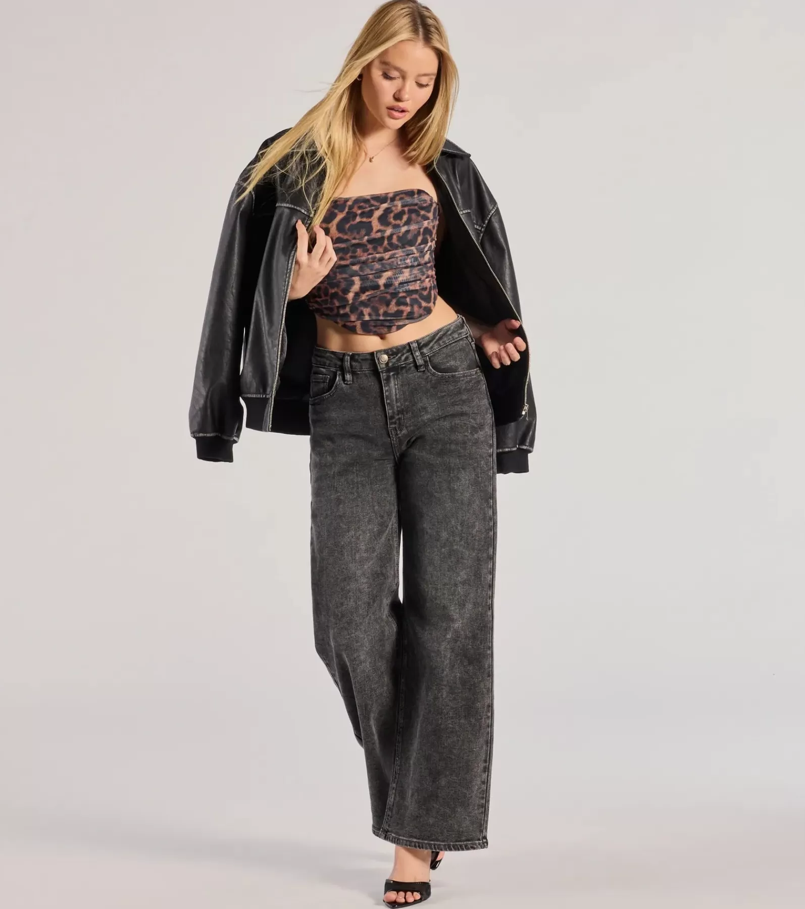 Windsor Going-Out Tops | Corset & Bustier Tops*Roaring Glam Sleeveless Print Cropped Corset