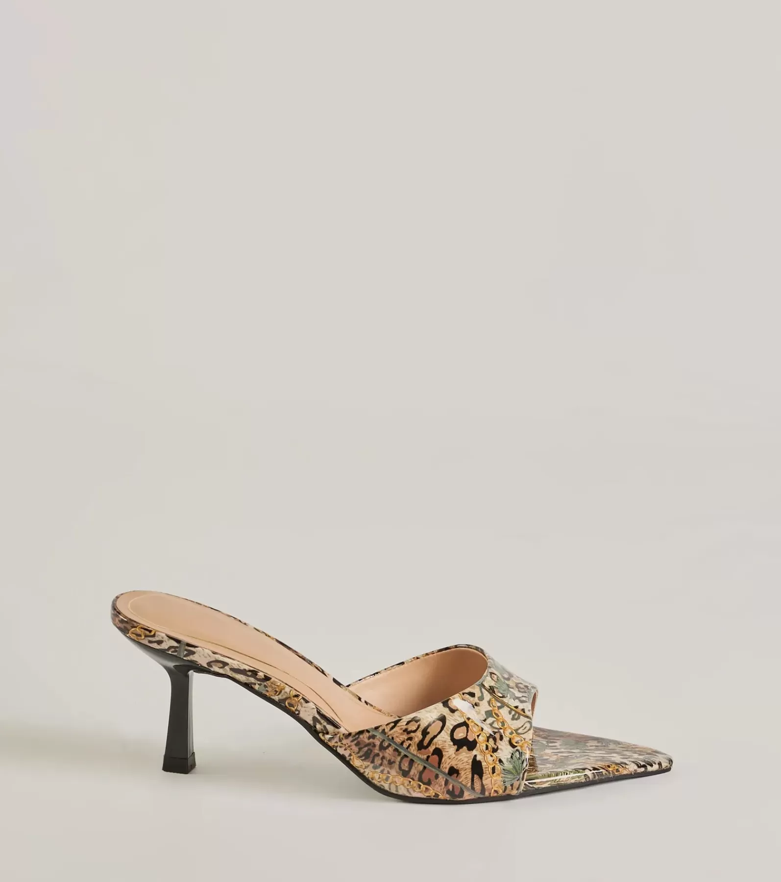 Windsor Stilettos | Sandals*Roaring Luxe Print Stiletto Mules