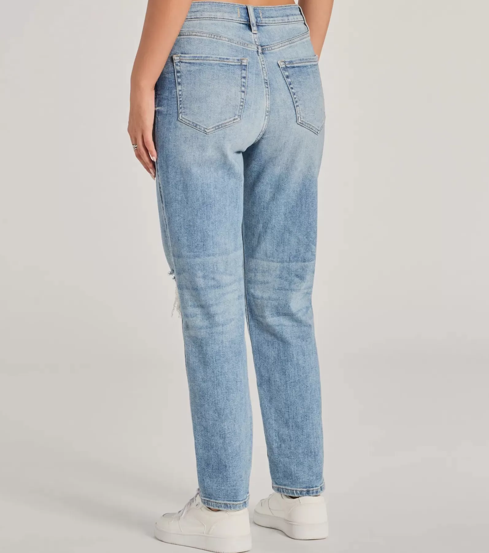 Windsor Pants | Jeans*Rocky High-Rise Destructed Boyfriend Jeans