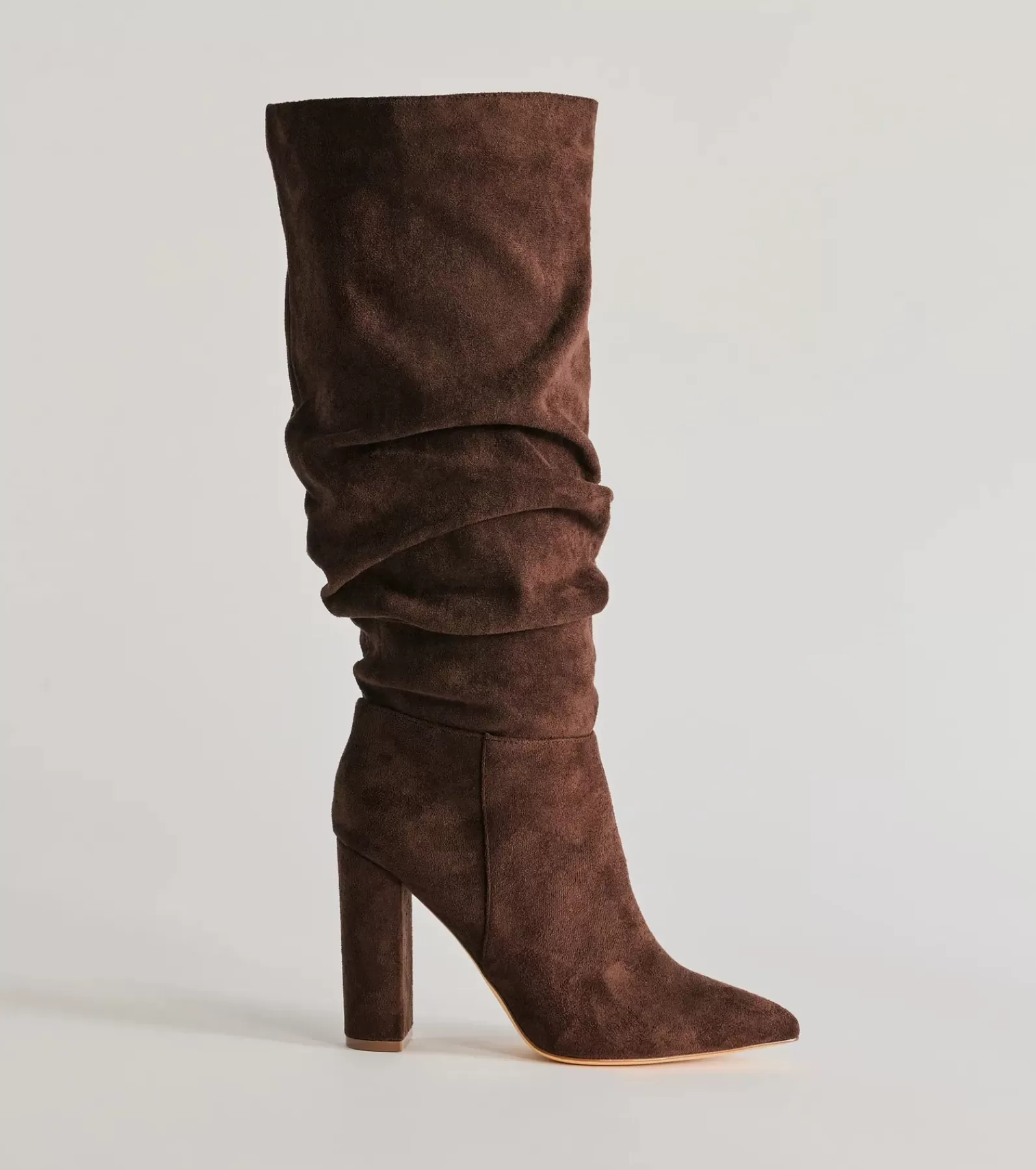 Windsor Knee High Boots | Boots & Booties*Runway Ready Under-The-Knee Scrunch Boots