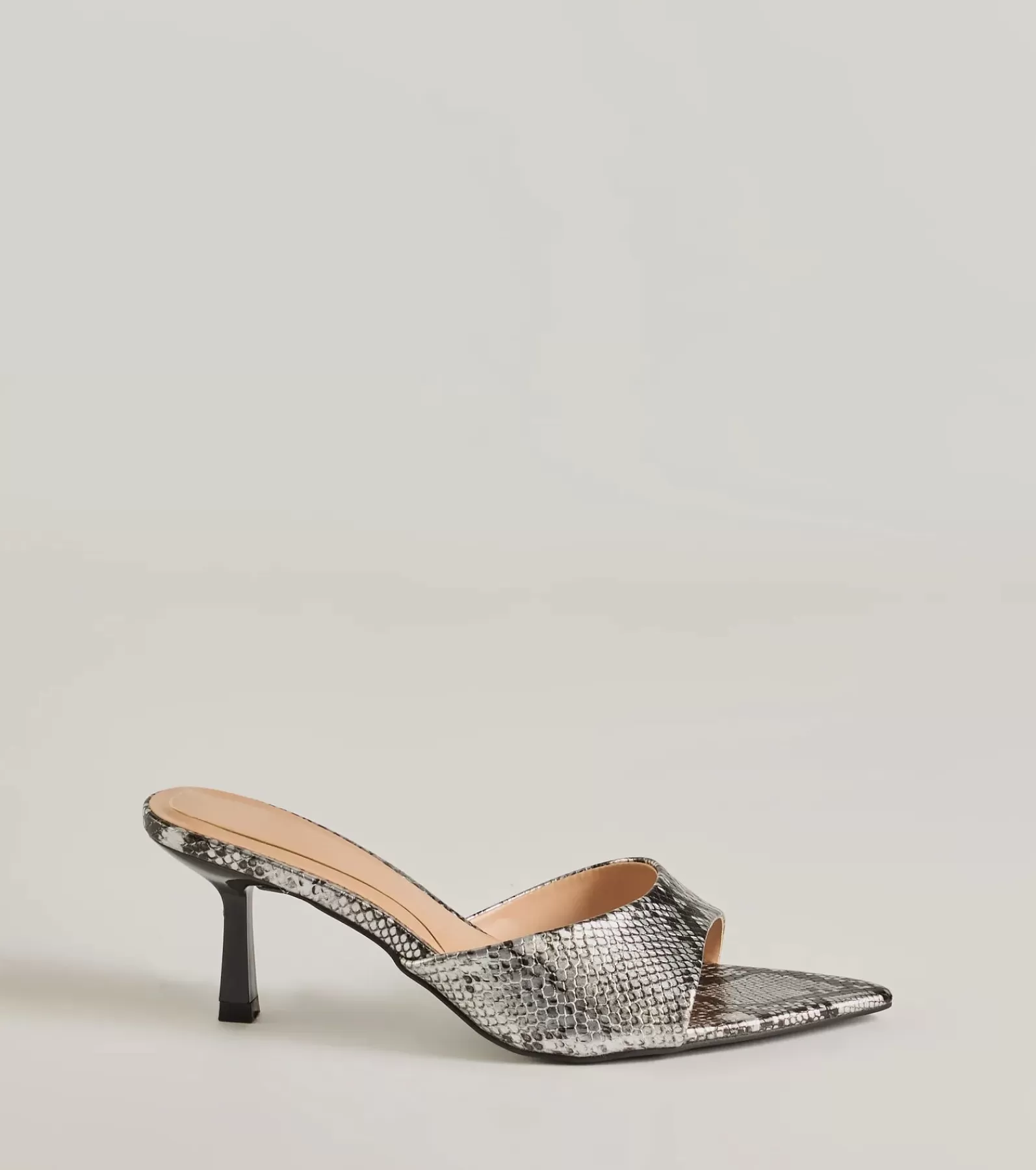 Windsor Stilettos | Heels*Sassy Impression Print Stiletto Mules