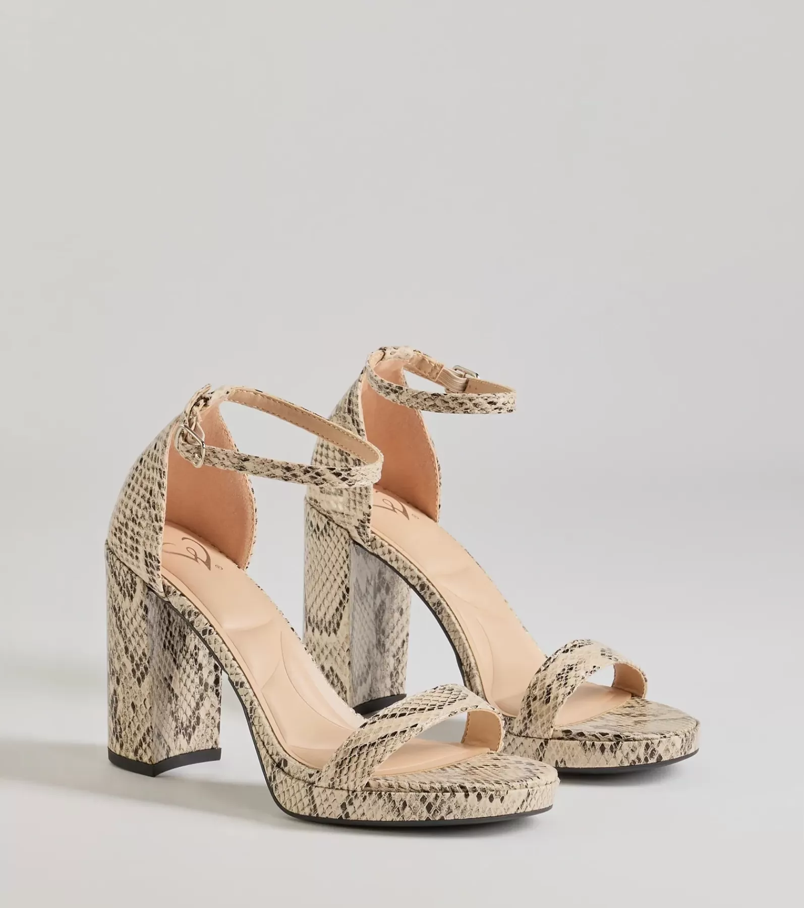 Windsor Platform Shoes | Sandals*Sassy Moment Print Block Heels