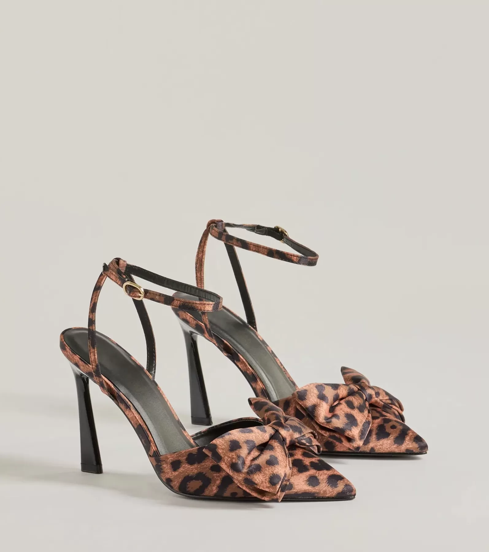 Windsor Stilettos | Heels*Sassy Strut Print Bow Stiletto Heels