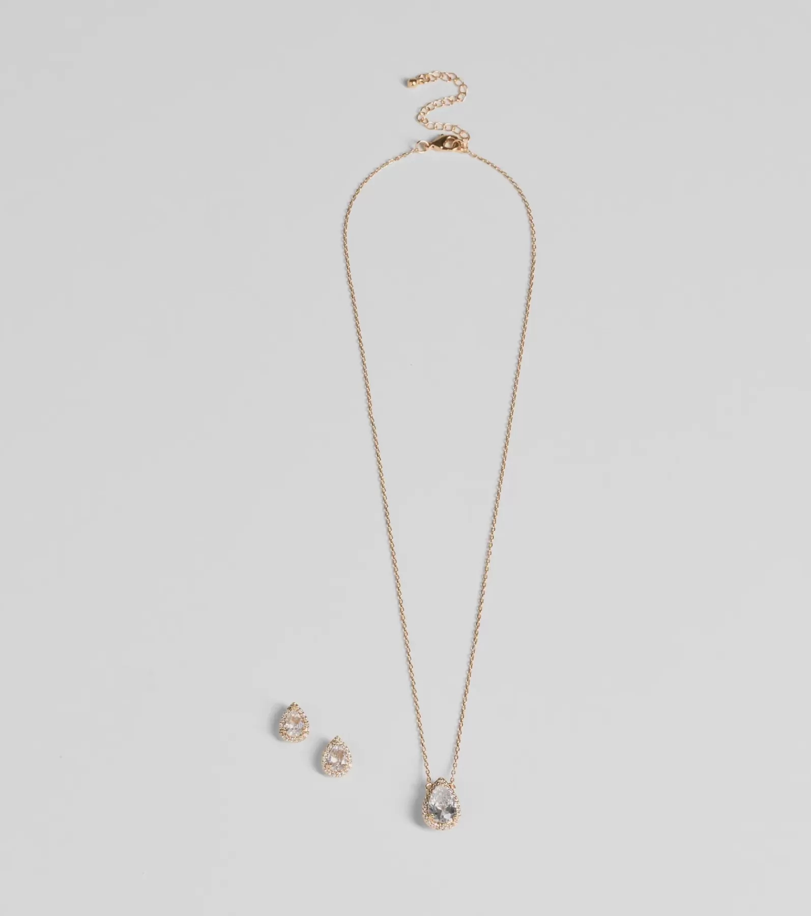 Windsor Necklaces & Chokers | Accessories*Simple Luxe Vibes Cubic Zirconia Necklace And Earrings Set