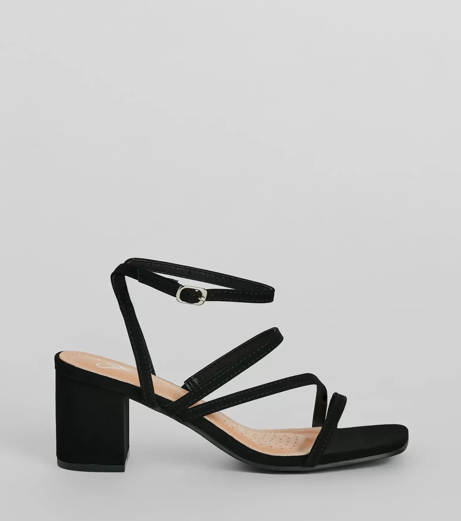 Windsor Sandals | Heels*Simply Slay Strappy Nubuck Block Heels