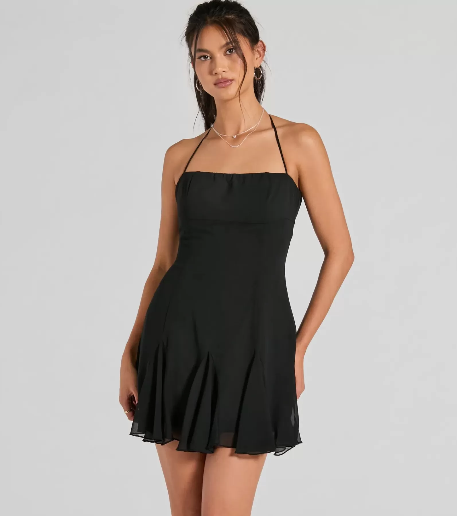 Windsor Skater Dresses | Sundresses*Sincerely Chic Pleated Chiffon A-Line Mini Dress