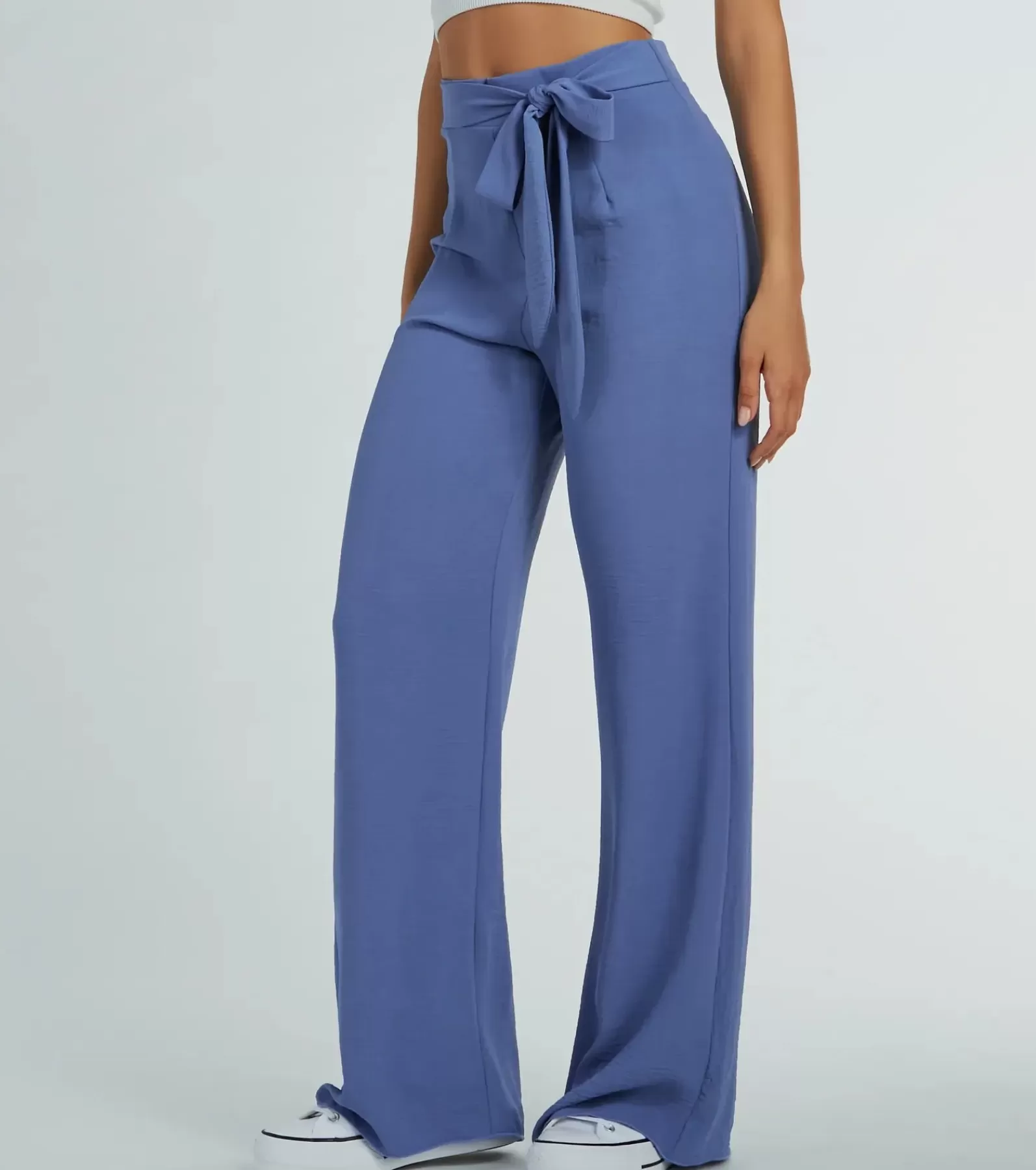 Windsor Flare Pants | Pants*Sittin Pretty Tie Waist Wide-Leg Palazzo Pants