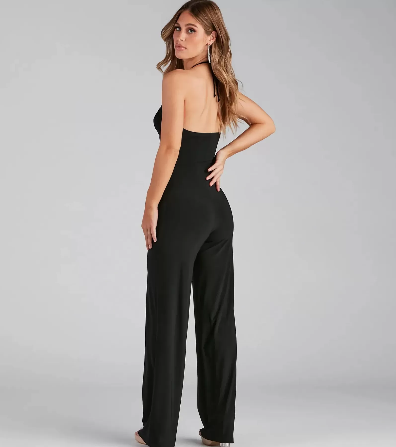 Windsor Nye Outfits | All Jumpsuits & Rompers*Sleek And Sultry Halter Jumpsuit