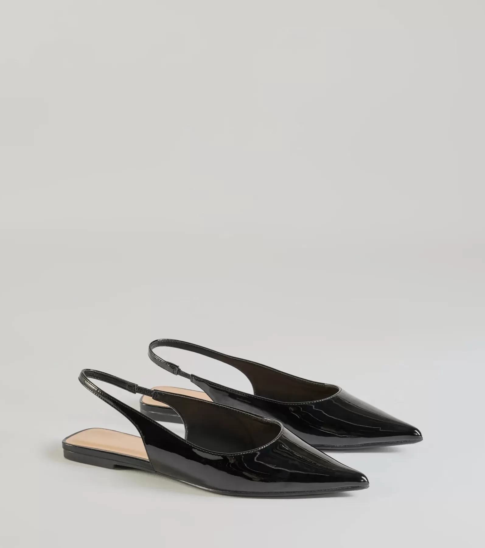 Windsor Flats & Sneakers*So Stunning Faux Patent Leather Pointy Flats