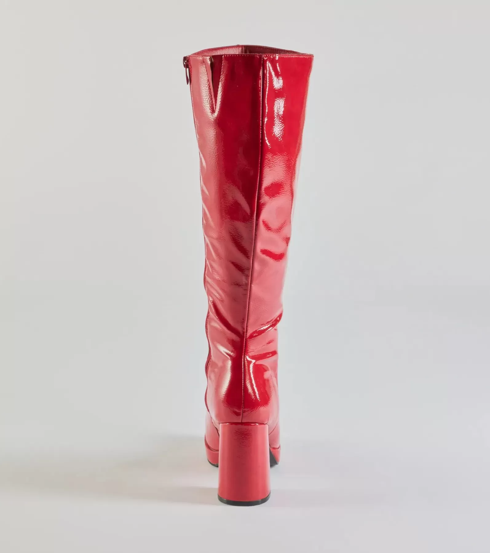 Windsor Platform Shoes | Boots & Booties*So Stunning Patent Faux Leather Under The Knee Platform Boots