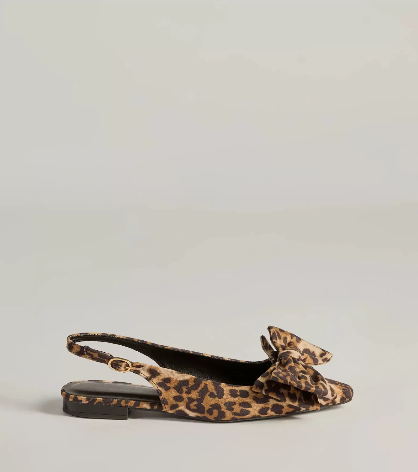 Windsor Flats & Sneakers*Spotted Allure Print Bow Flats